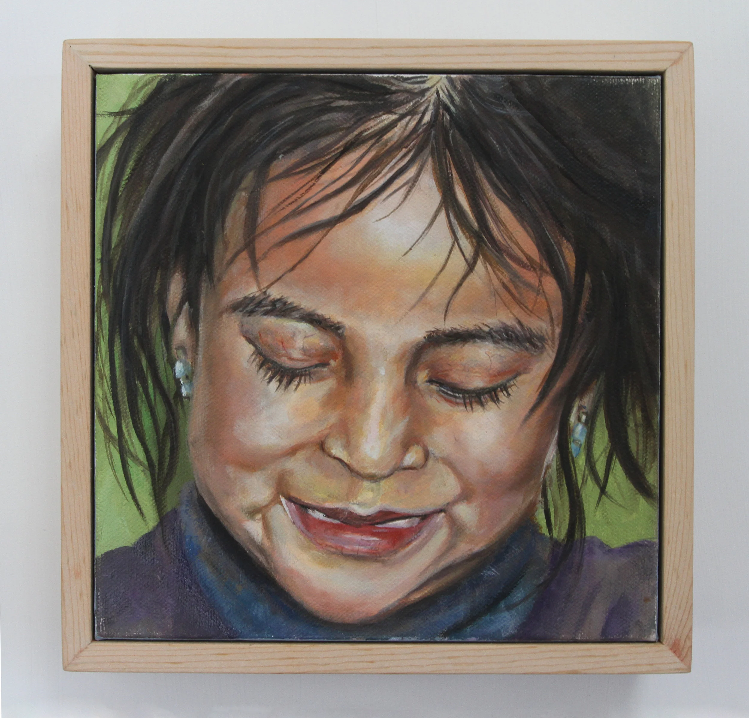 Fruit of Hope, 2017, Oil on canvas, 8 x 8in