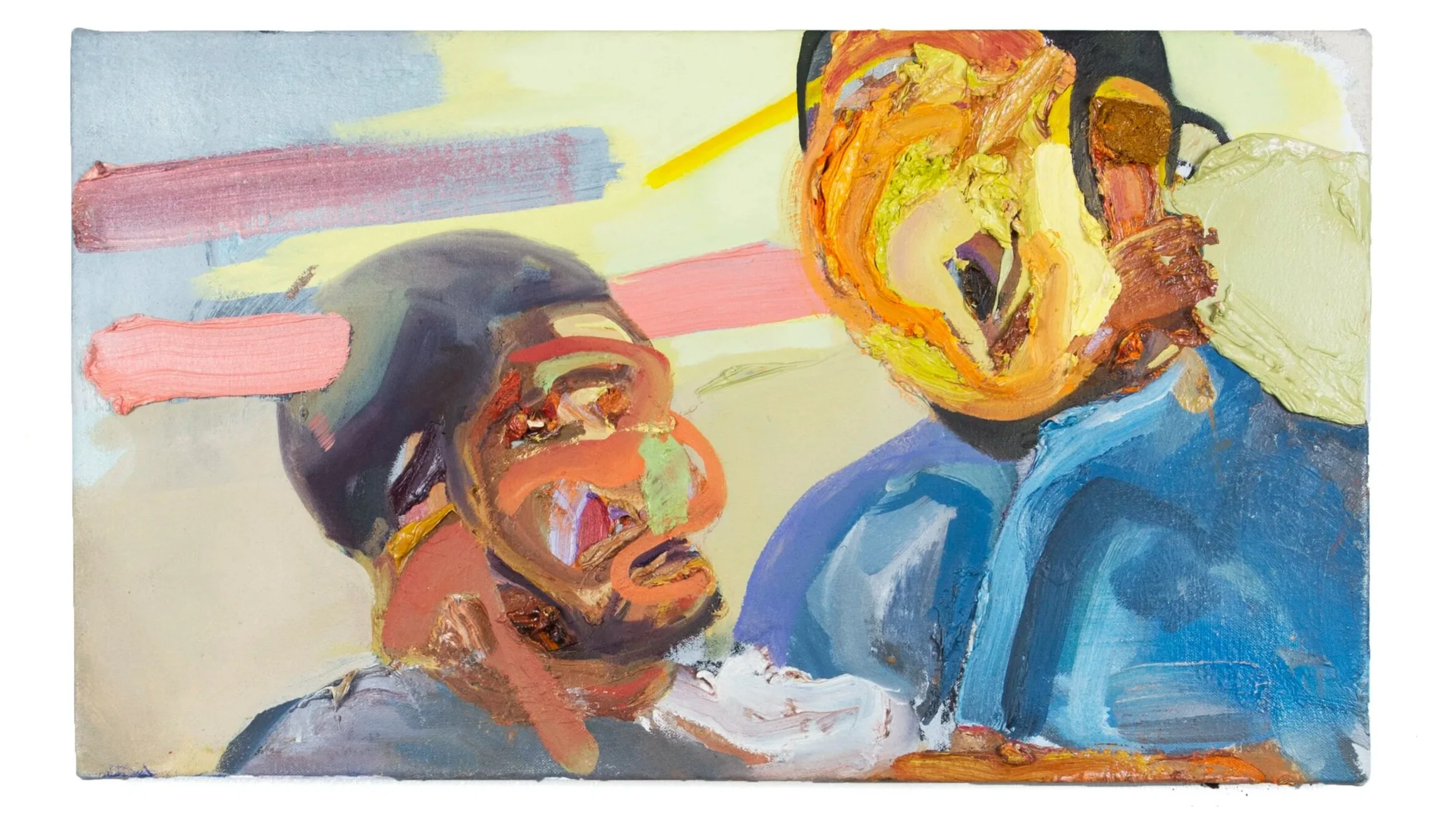 Barber, 2018, oil on canvas 