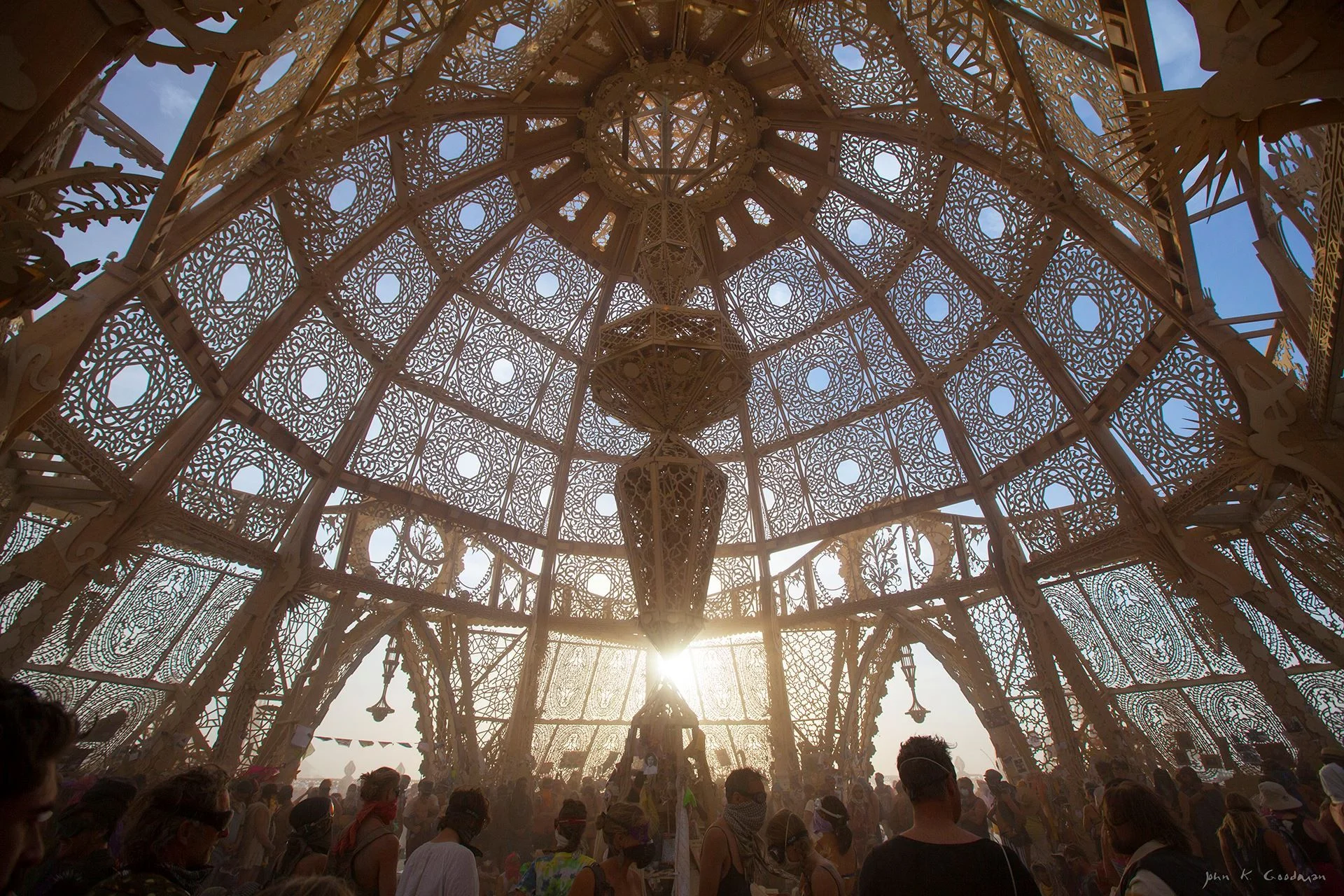 Temple of Transition. Burning Man, 2011. Image Source: Modlar