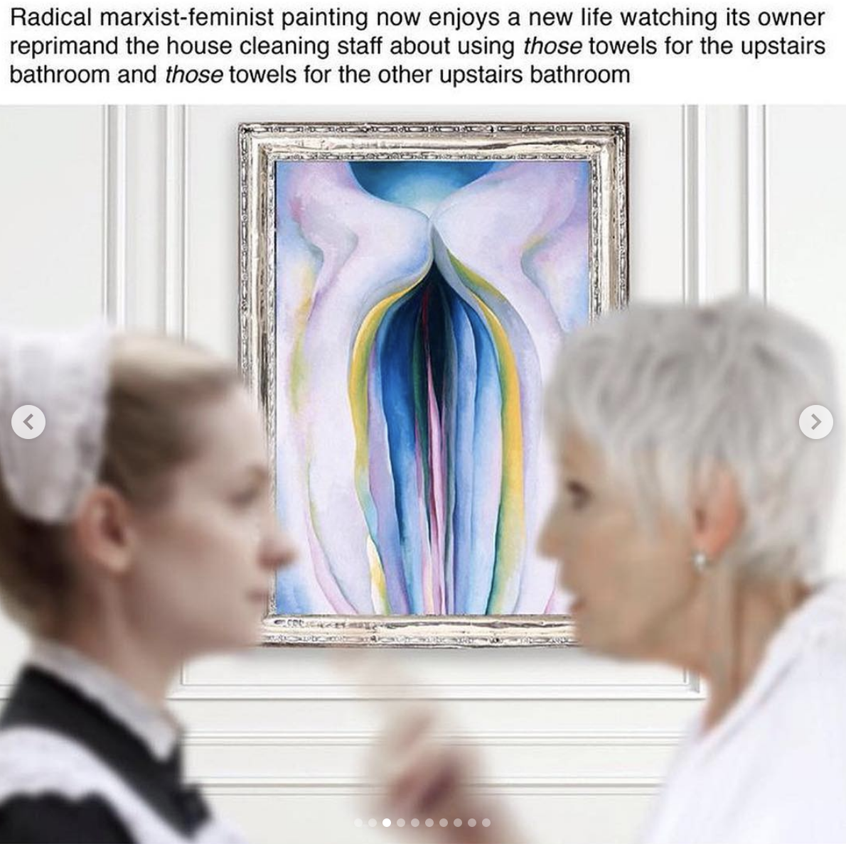 Source: @bradtroemel ( An example of the ironies that arise when art is viewed in discordant context)