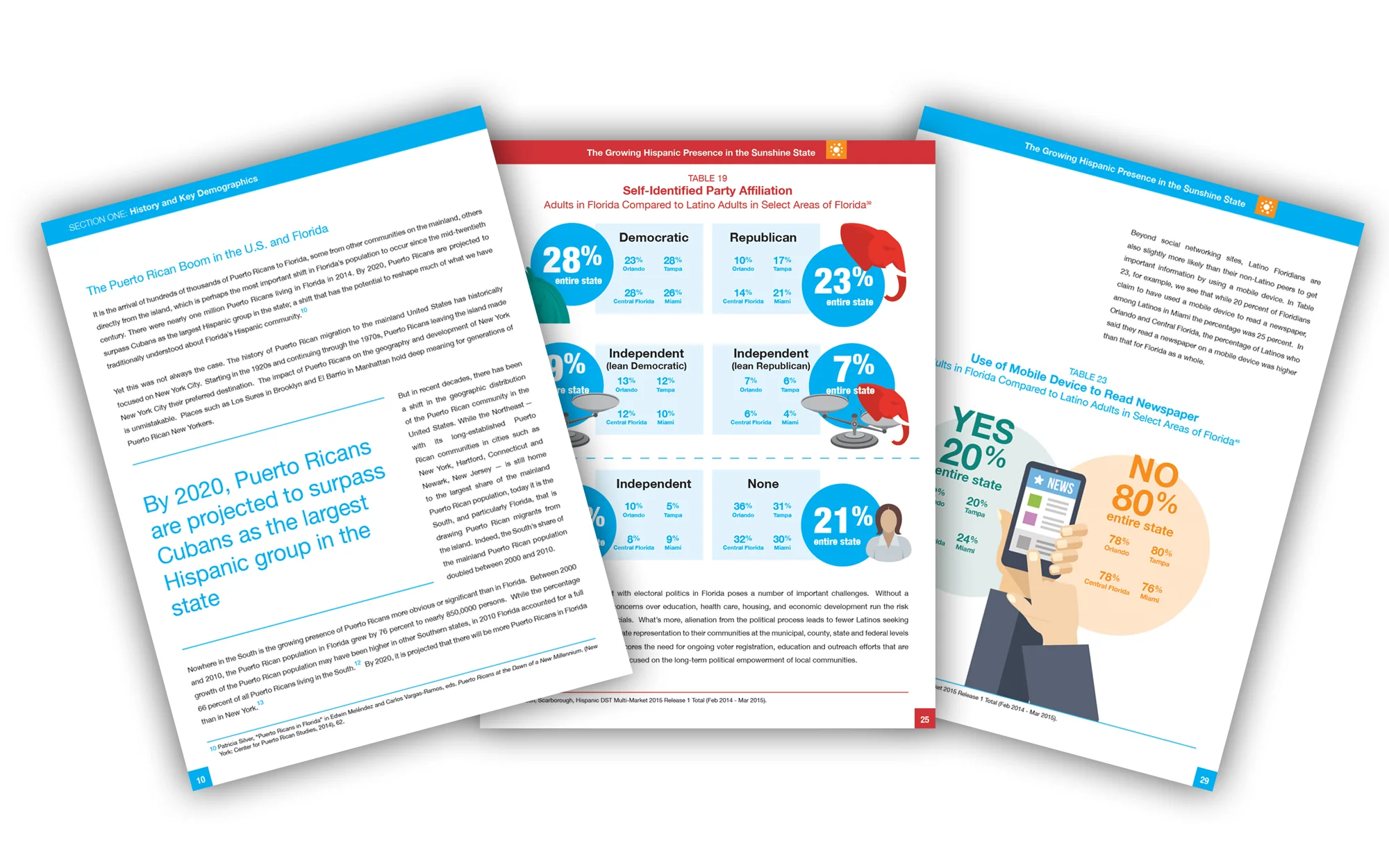 Pages from the report