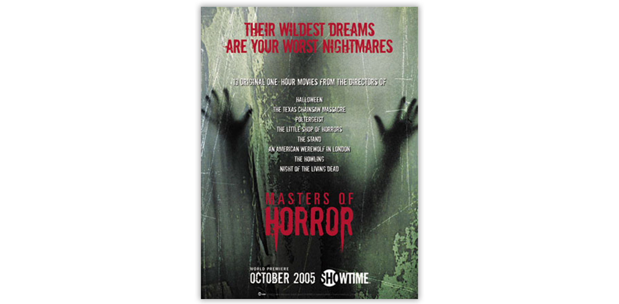 Masters of Horror Poster