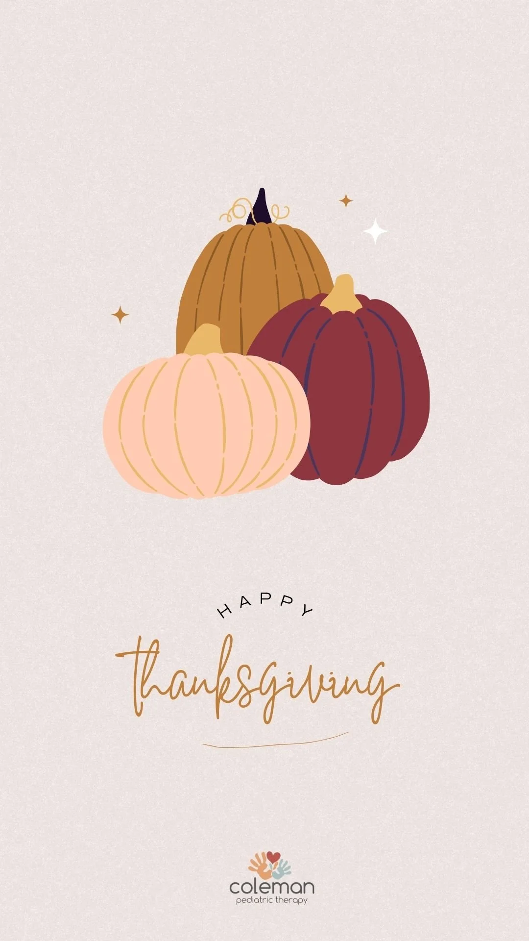 Wishing all the wonderful families out there a Happy Thanksgiving! May your day be filled with delicious food, great company, and moments to cherish. We're grateful for you!