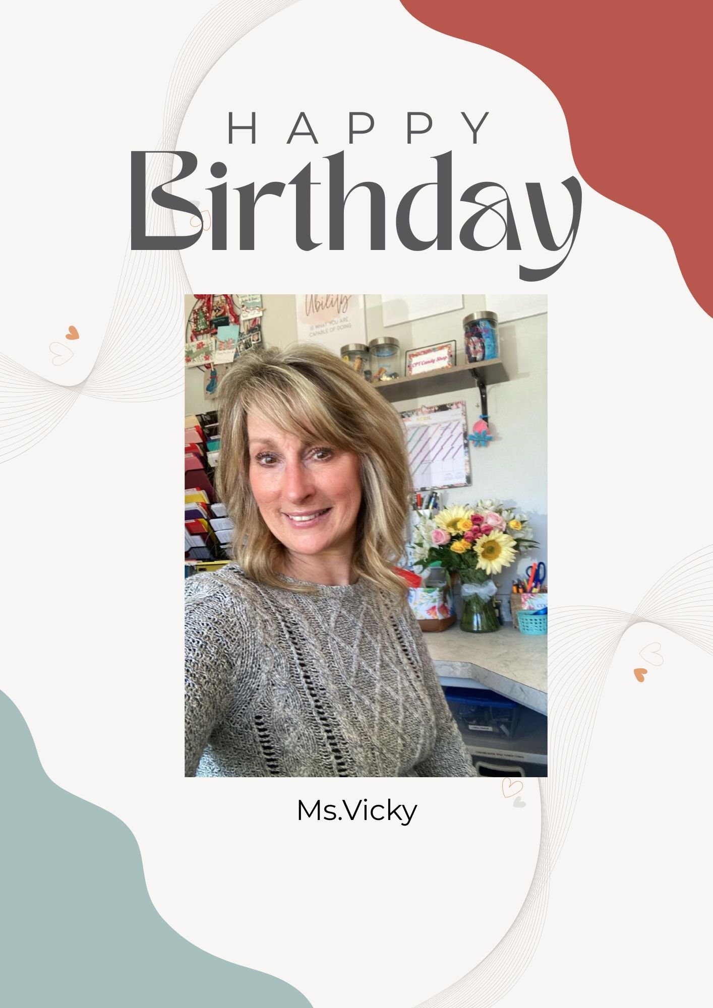 Wishing Ms.Vicky a very Happy Birthday! 🎉🎉