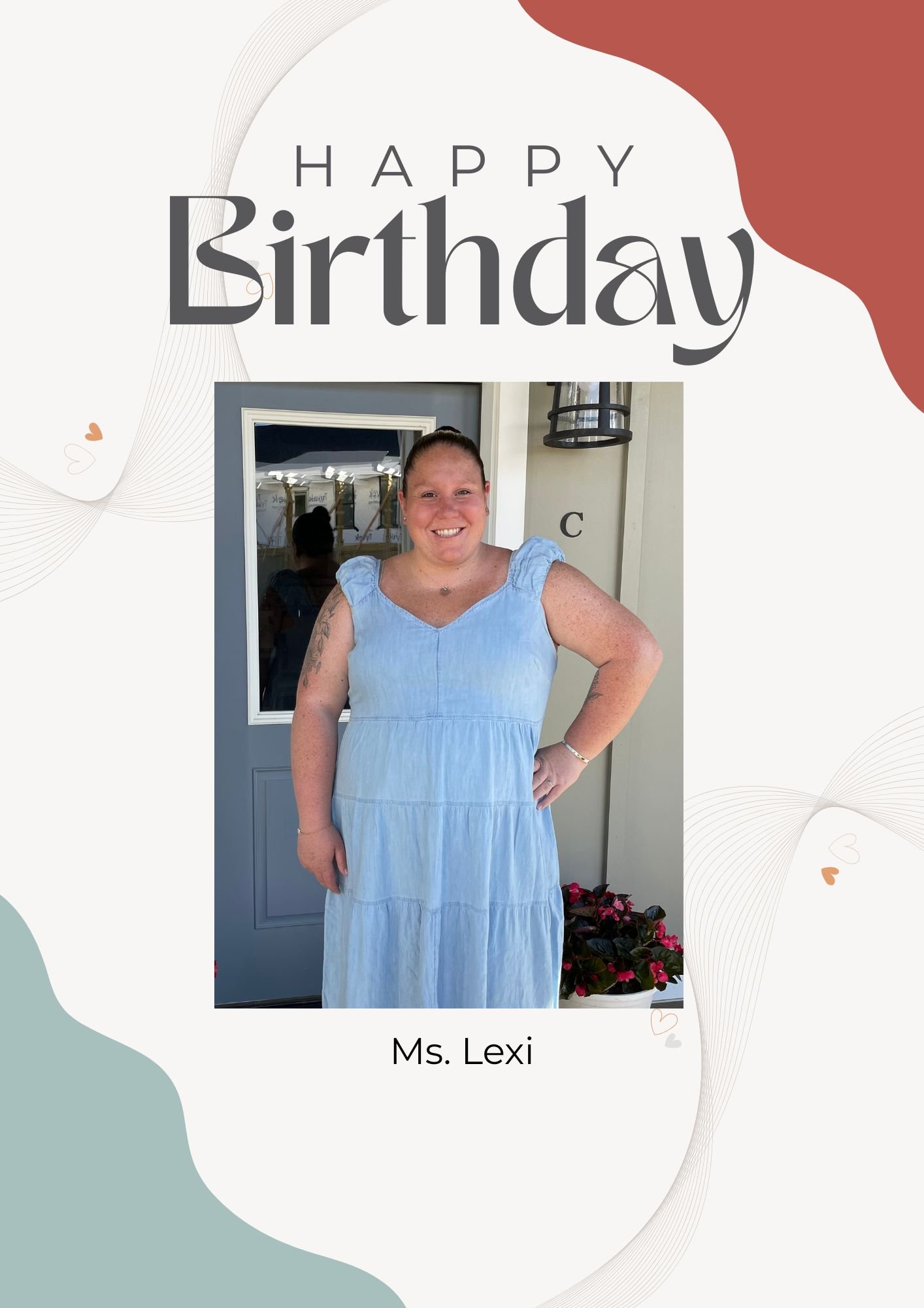 Wishing Ms.Lexi a very Happy Birthday!🎉🎉
