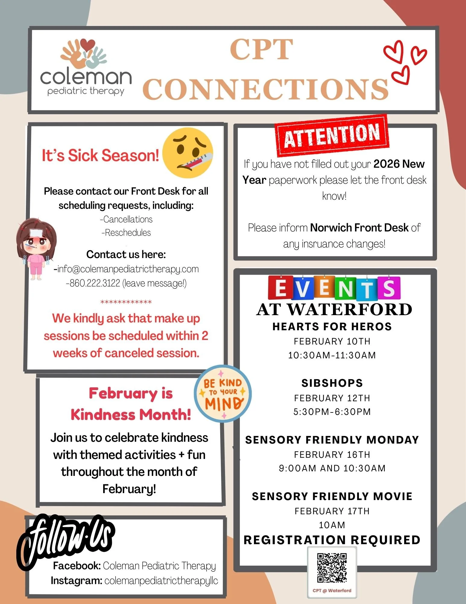 Your monthly dose of CPT CONNECTIONS! 💕

Don't miss out! Our CPT Connections newsletter for February is here, and it's packed with everything you need to know about what's  happening this month! Mark your calendars and head on over to our website to