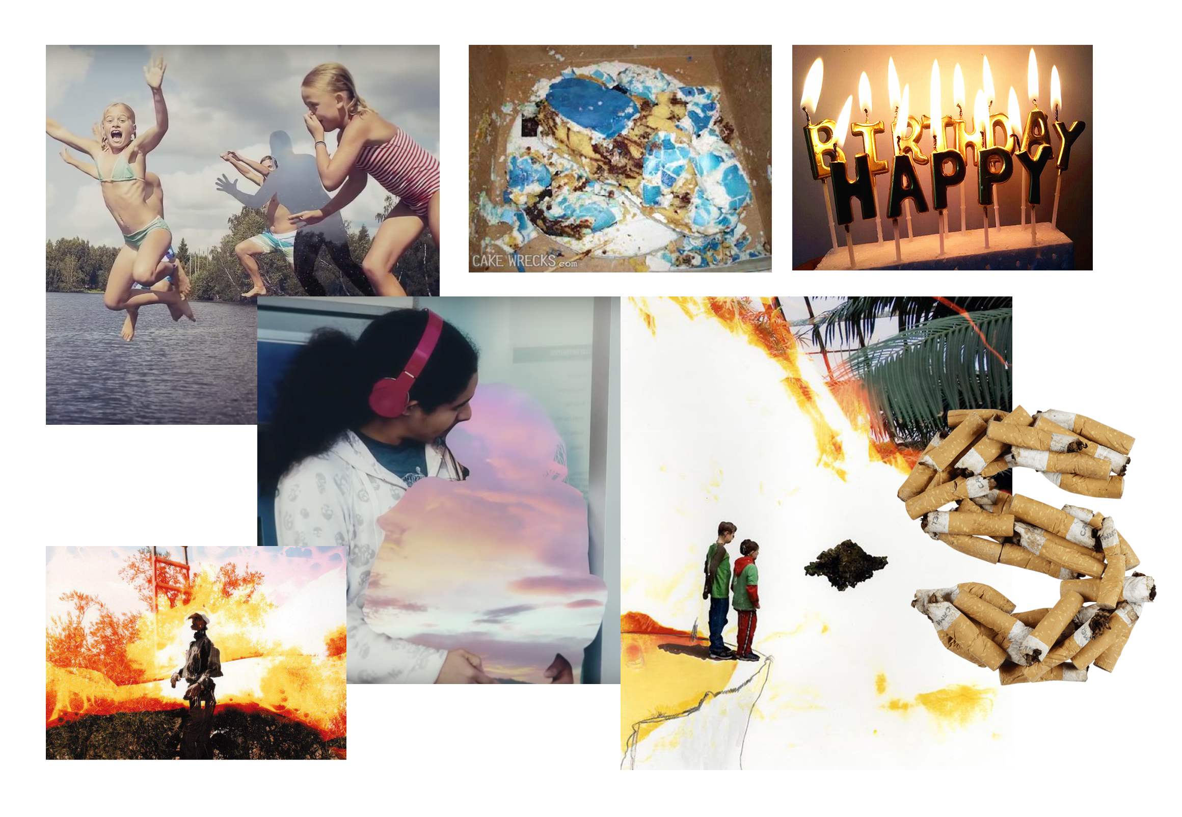 My initial moodboard for the handmade project