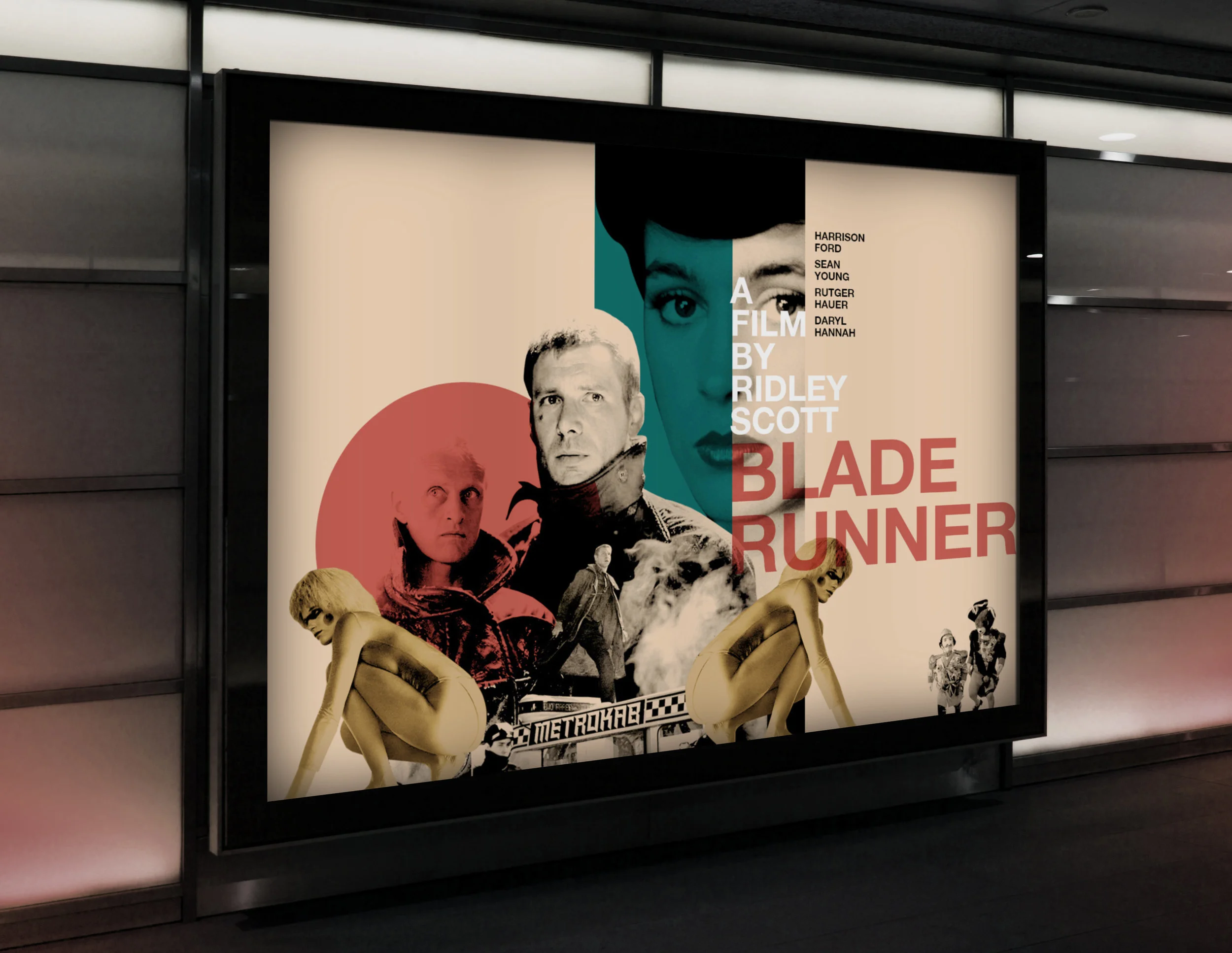 Blade Runner billboard, 2017 (student work)