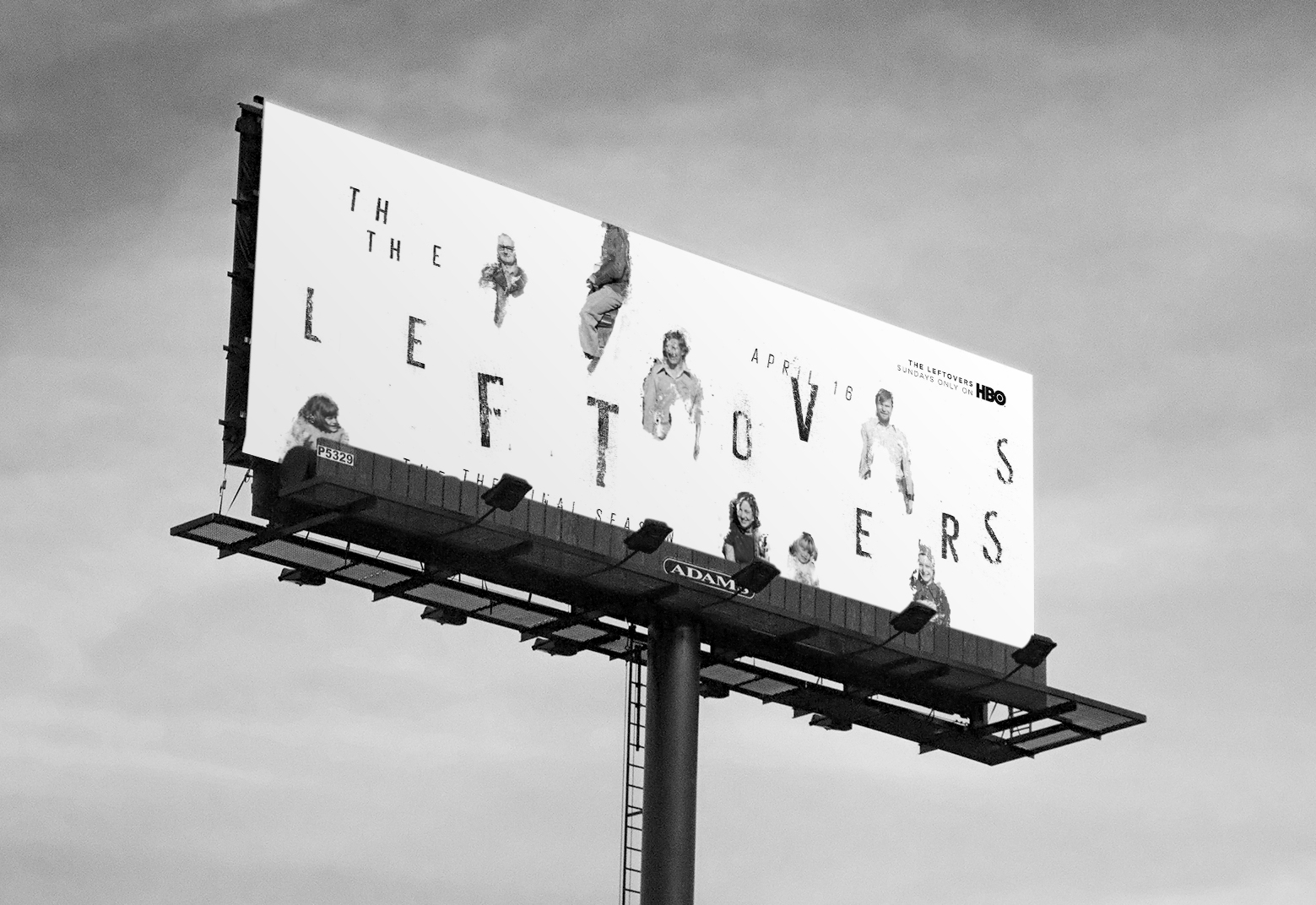 The Leftovers billboard, 2017 (student work)
