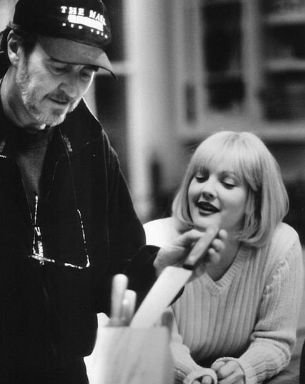 Wes Craven and Drew Barrymore, Scream