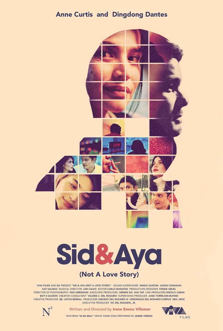 Sid & Aya (Not A Love Story) official one-sheet, 2018. See how it was made here.