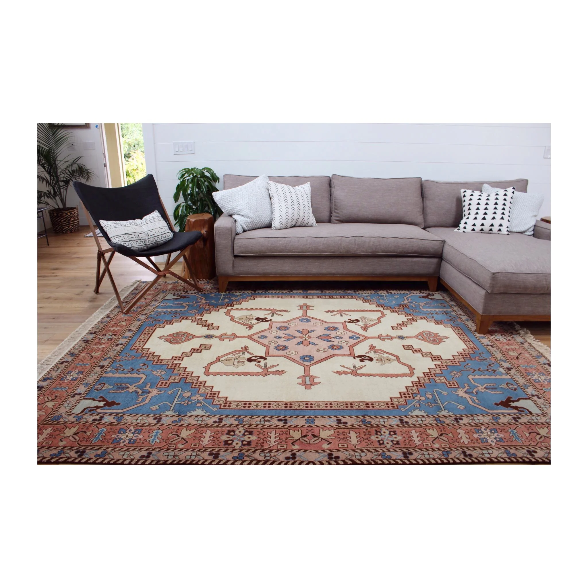 hand made rug from India