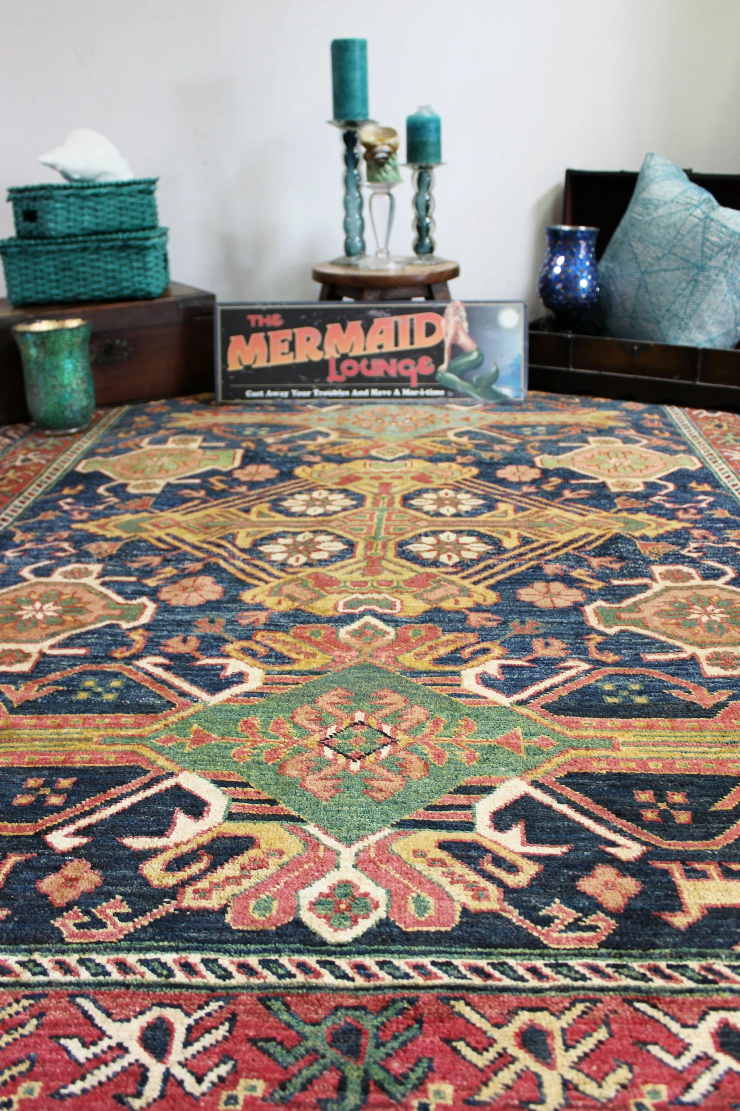 Handmade Pakistani-Kazak Area Rug