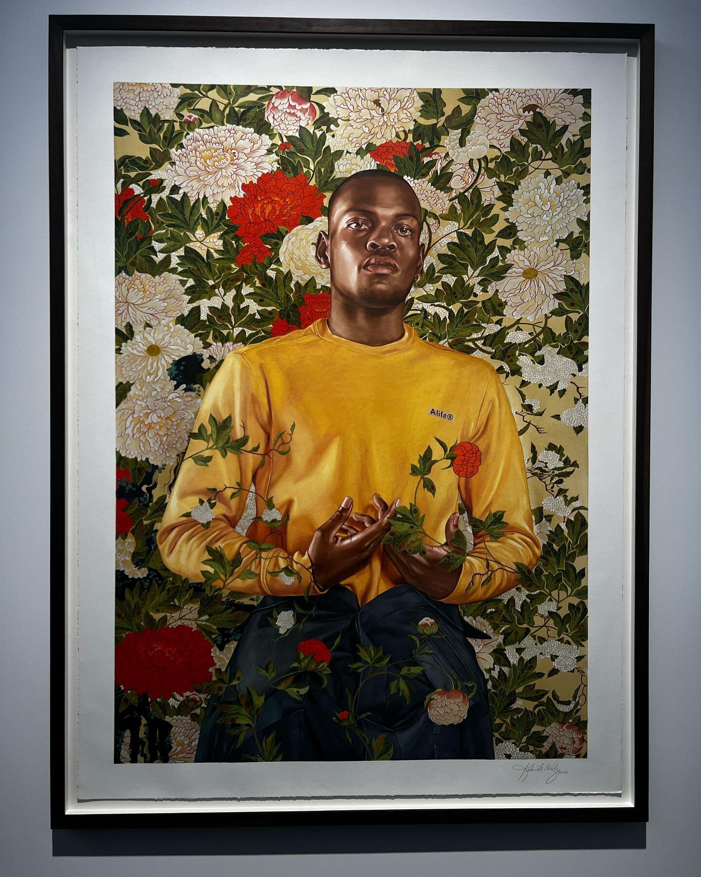 Honored to have my face be apart of @kehindewiley exhibition &ldquo;Colorful Realm&rdquo; at @robertsprojects in LA. These paintings and a few others will be up from Jan 21st - April 8th 

#kehindewiley #artwork #actor #actorslife #model #robertproje
