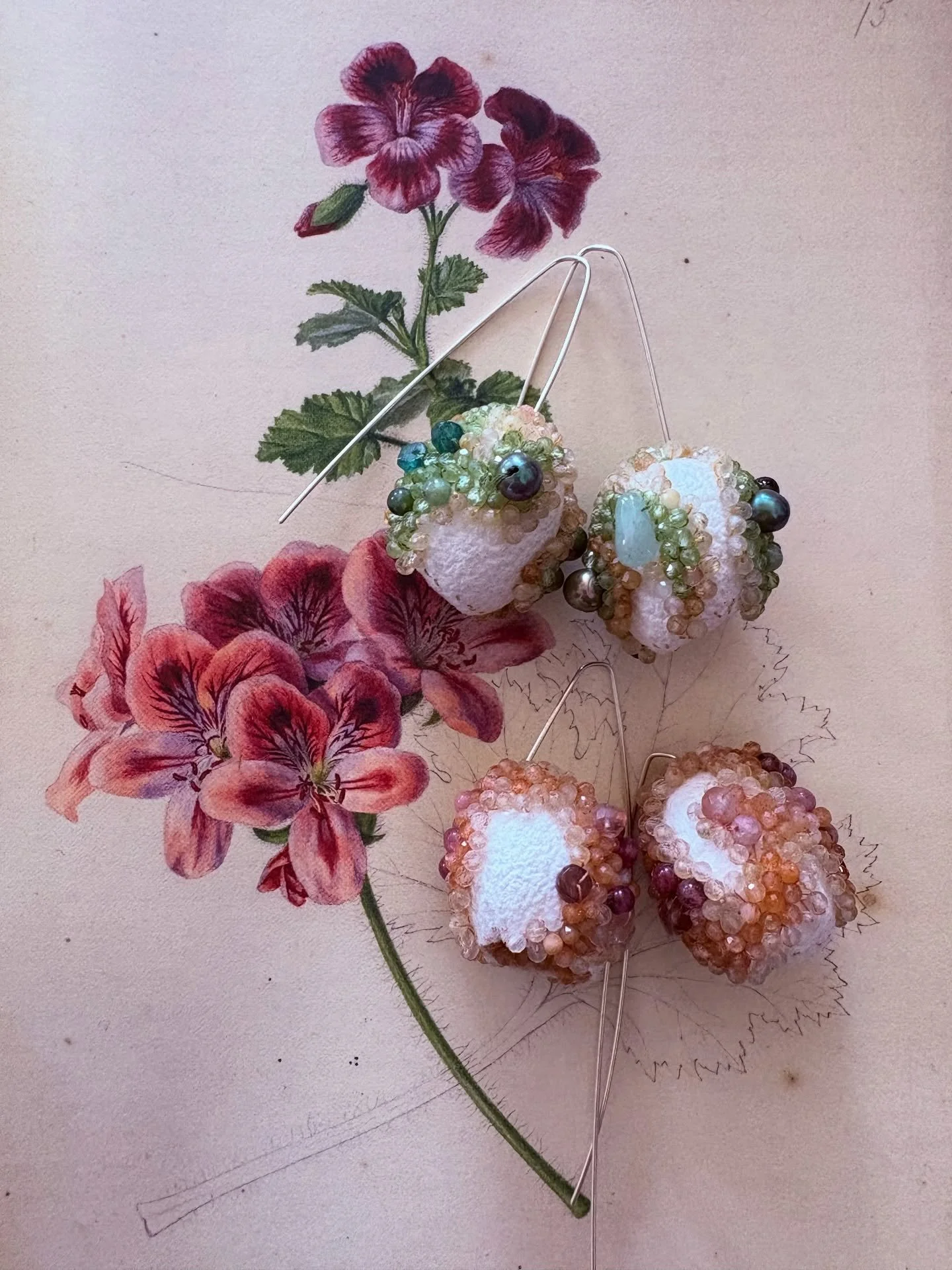 wedding, party, cocktails ahead? &lsquo;Tis the season &amp; we have you covered with a range of covetable treats by local jewellery makers. I&rsquo;ve been wanting to share these exquisite hand-beaded silk-work pod earrings by Sarah for ages - they 