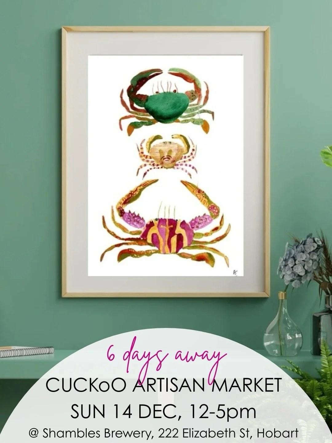 just 6 days away- our final CUCKoO Artisan Market of the year 12-5pm @shamblesbrewery - the market is in THE BACK BAR, so head inside &amp; down the hall. New to the market is @fionaforshawartist along with a host of fabulous makers- woodworkers, jew