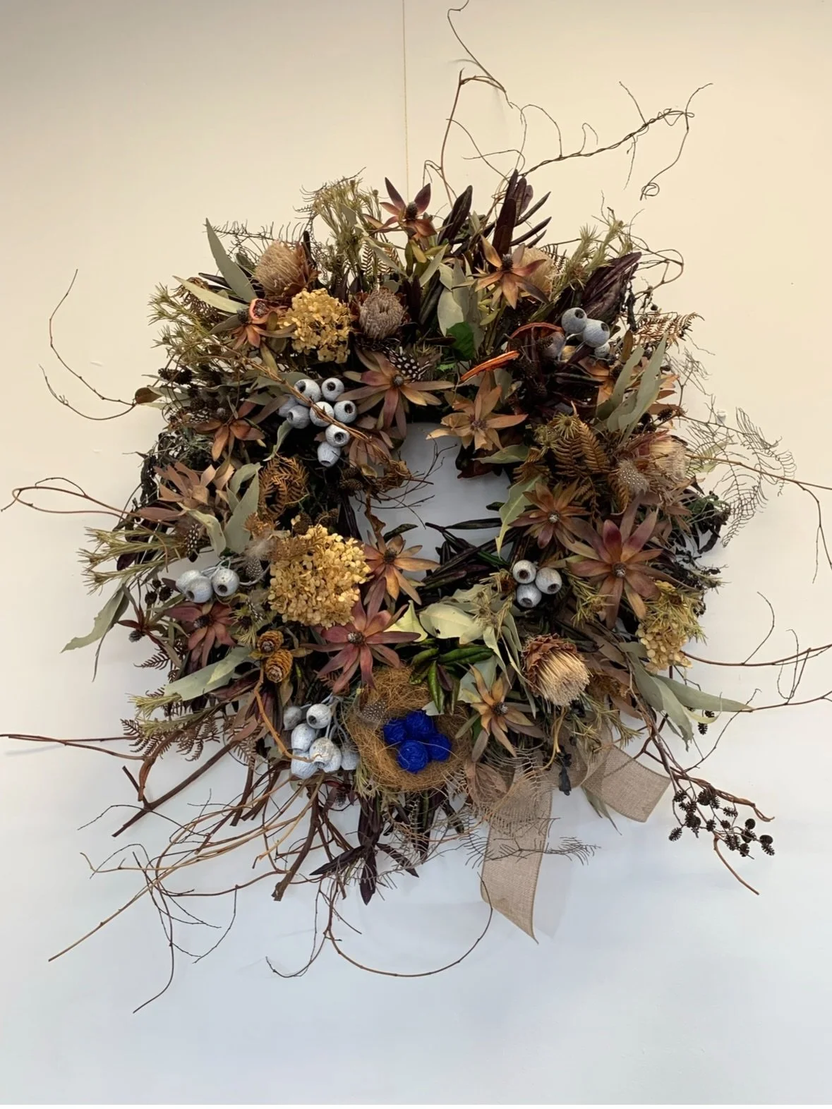 we&rsquo;re open today &amp; have some lovely options for DIY wreaths if your table or door needs some last minute adornment!
