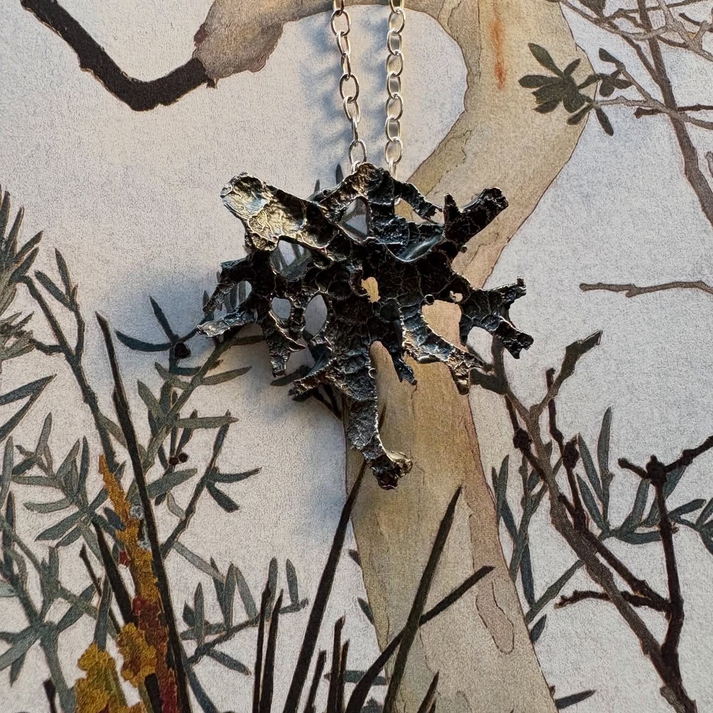 Olivia just refreshed our collection of her exquisite jewellery pieces- some firm fan favourites, along with some more one off/exhibition pieces 🩶 in-store &amp; online
📸 against a backdrop of Cressida Campbell artworks