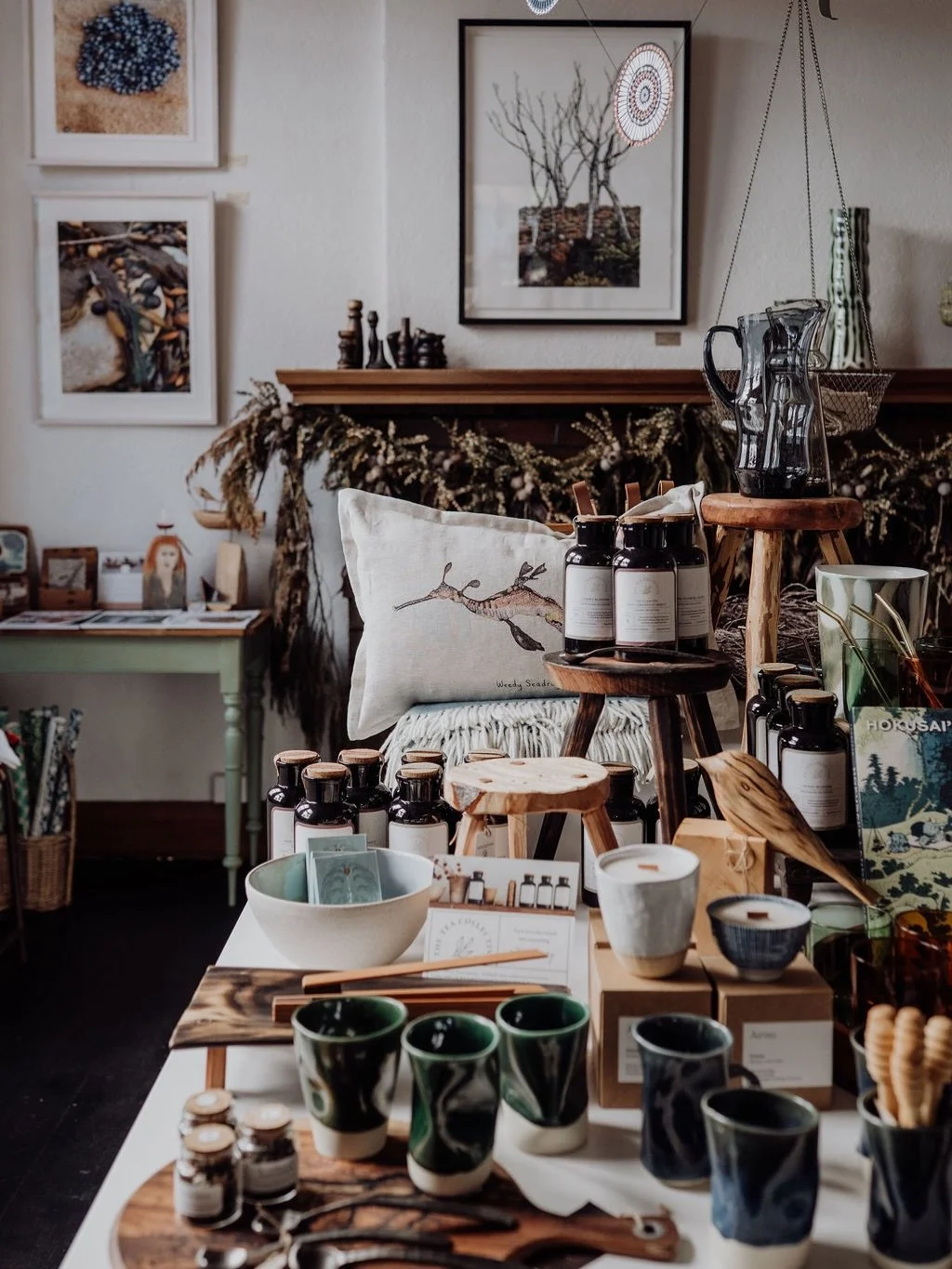 zooming in on handcrafted wares, from artisanal teas to hand-turned timber