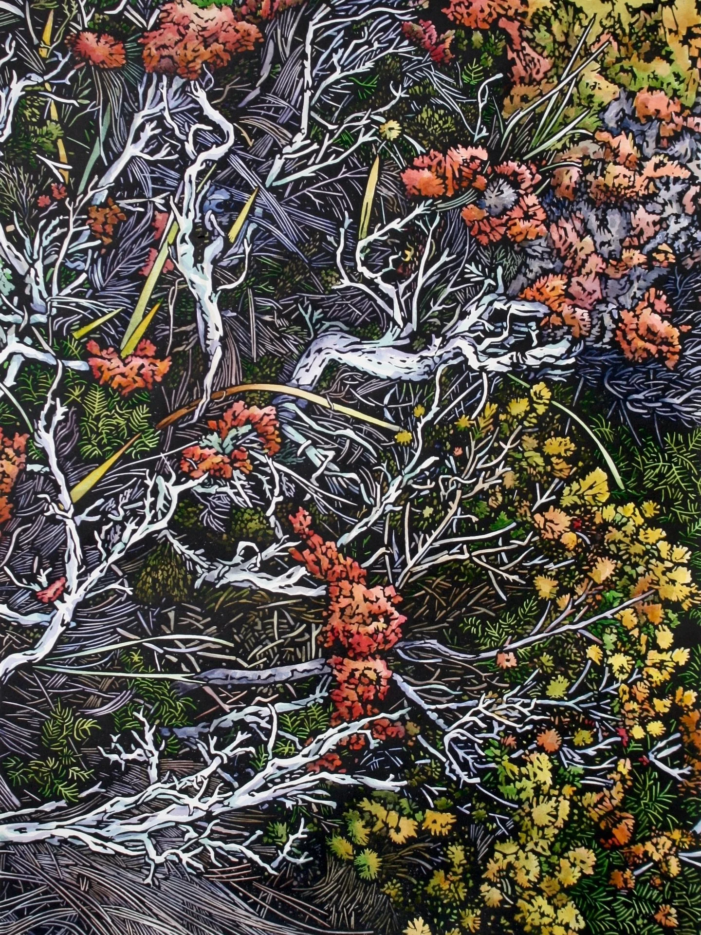 some beautiful new artworks ❤️ two new framed hand painted linocuts by @gladdish will be in soon &amp; this lovely oil on panel work by @fionaverdouw_art has just arrived (online now)