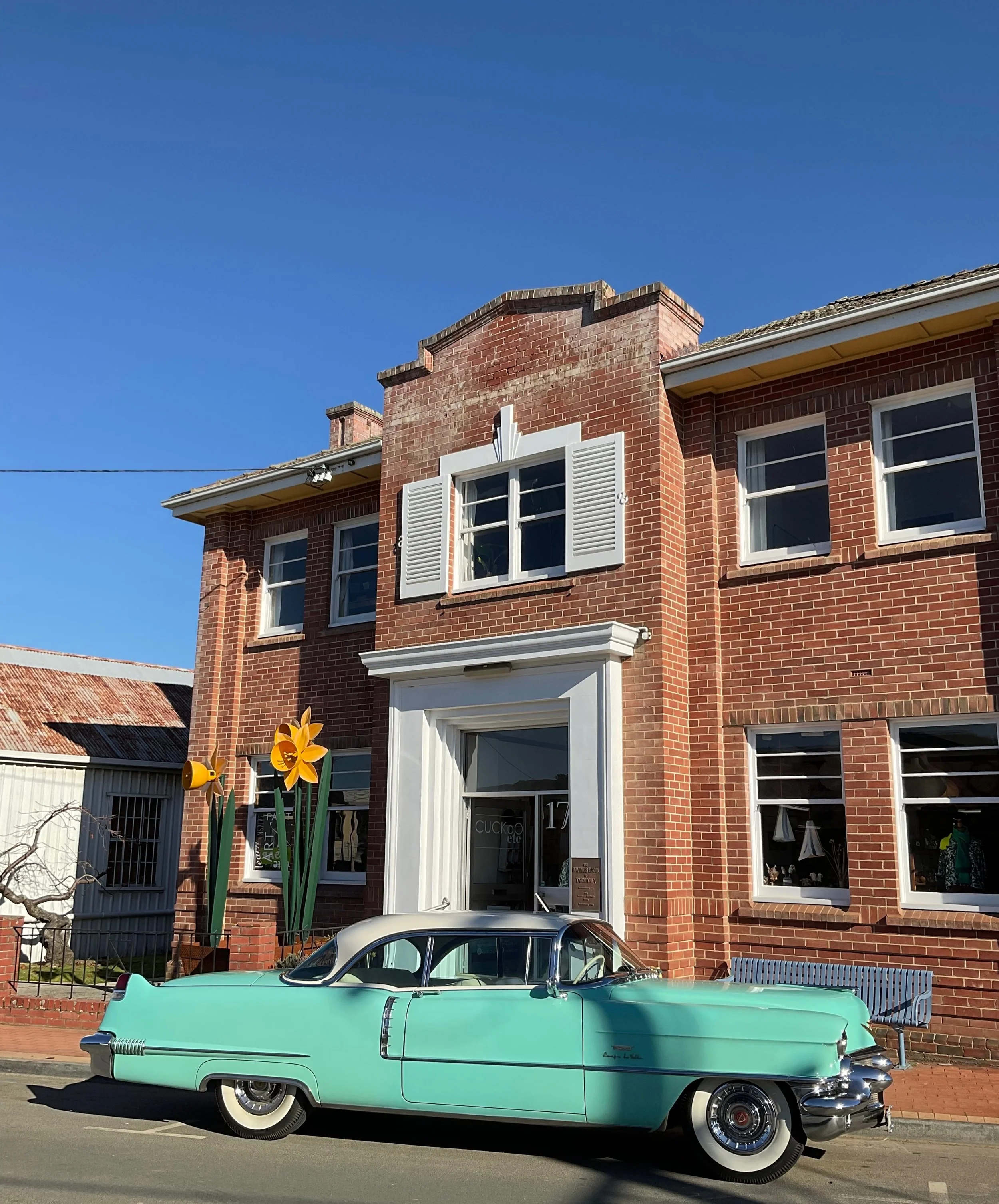 sun is shining, the weather is sweet yeah 🌞 open Wed- Sun from 10am. We&rsquo;re down the far end of Cygnet&rsquo;s main street in the old Savings Bank of Tasmania building at 17 Mary St