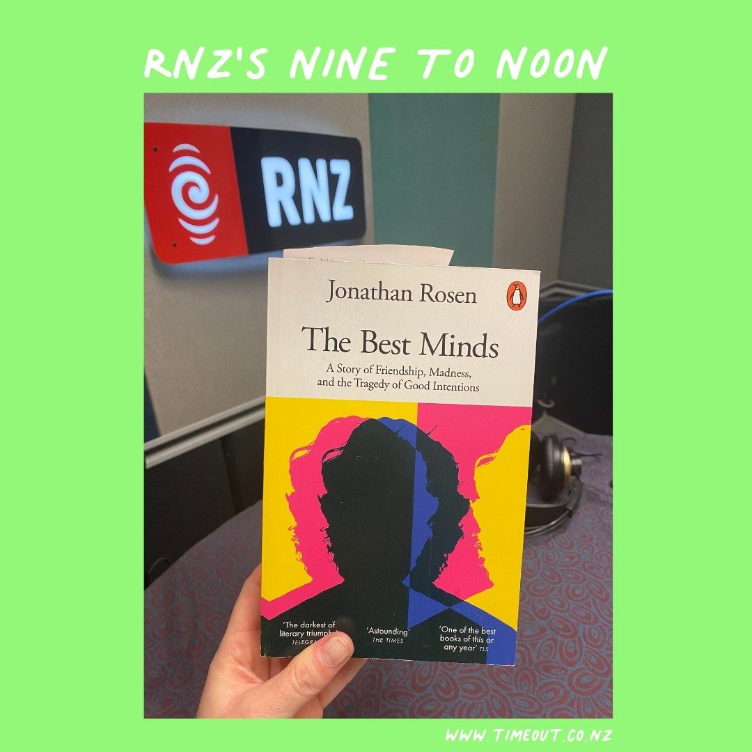 Jenna's Nine to Noon book review was on @radionewzealand this morning.

Jonathan Rosen's The Best Minds: A Friendship, Madness and the Tragedy of Good tells the tale of a lifelong friendship and a schizophrenia diagnosis which leads to murder. 

Told