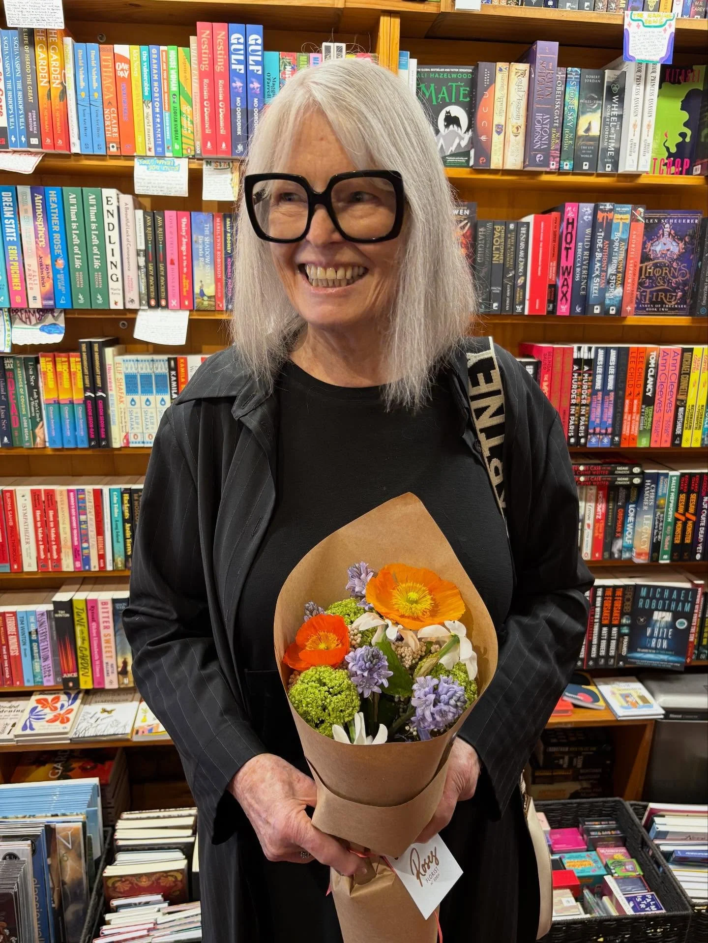 Happy happy birthday to our Wendy!
“A book icon!” says @trentdaltonauthor. 
🌸🌼🪻📚