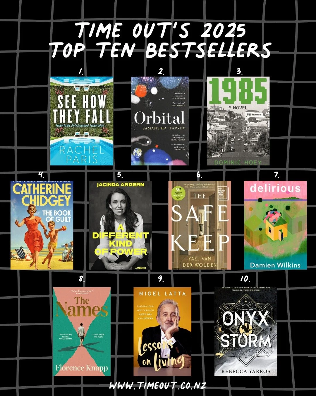 Time Out's Bestsellers of 2025 - what a list!