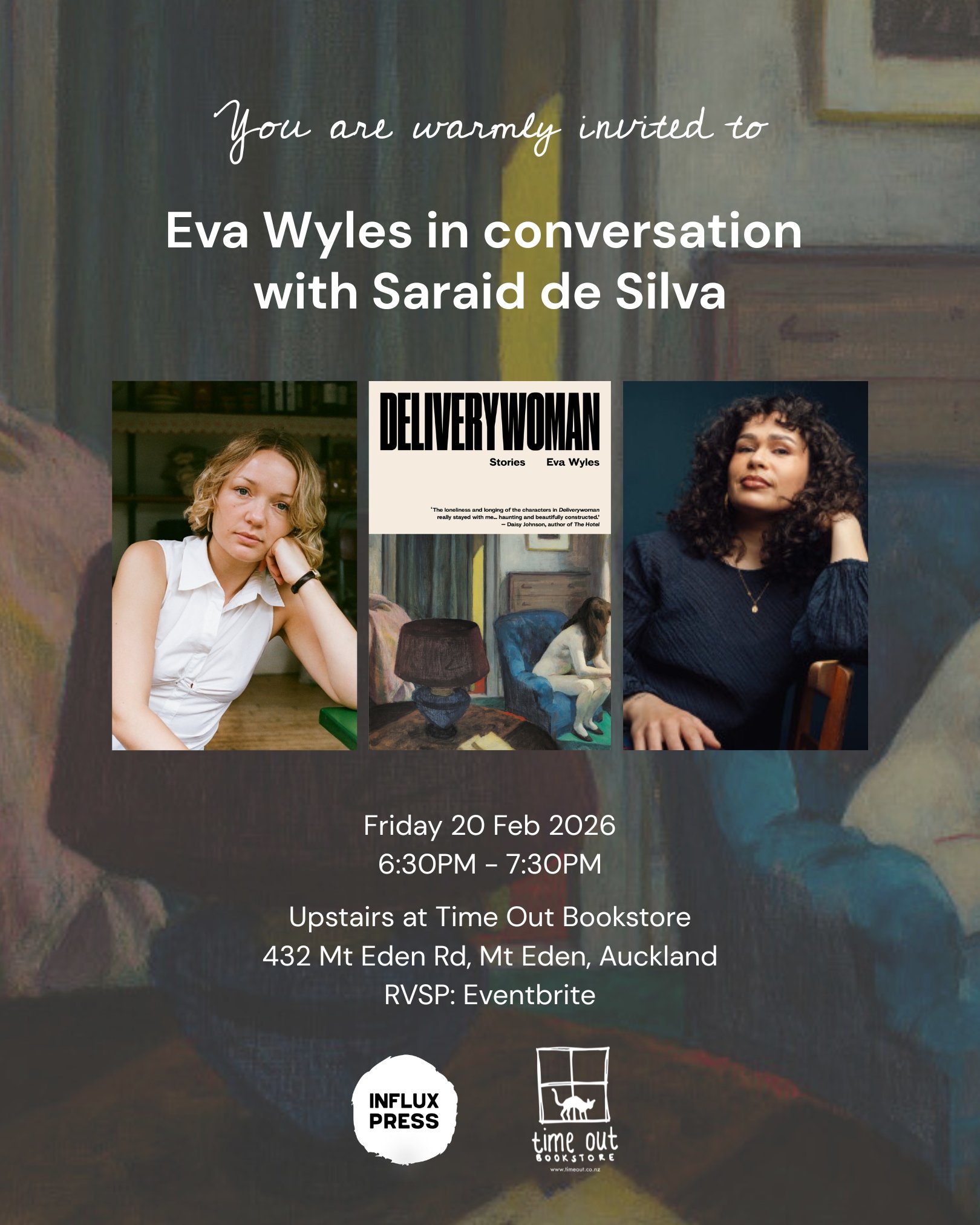 Author Talk: Eva Wyles with Saraid de Silva