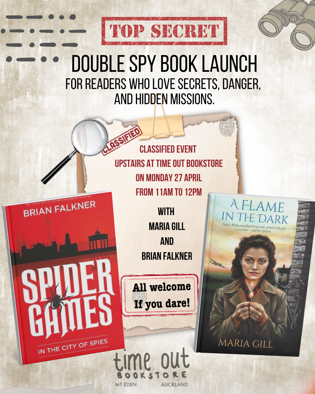 Double Launch: Maria Gill and Brian Falkner