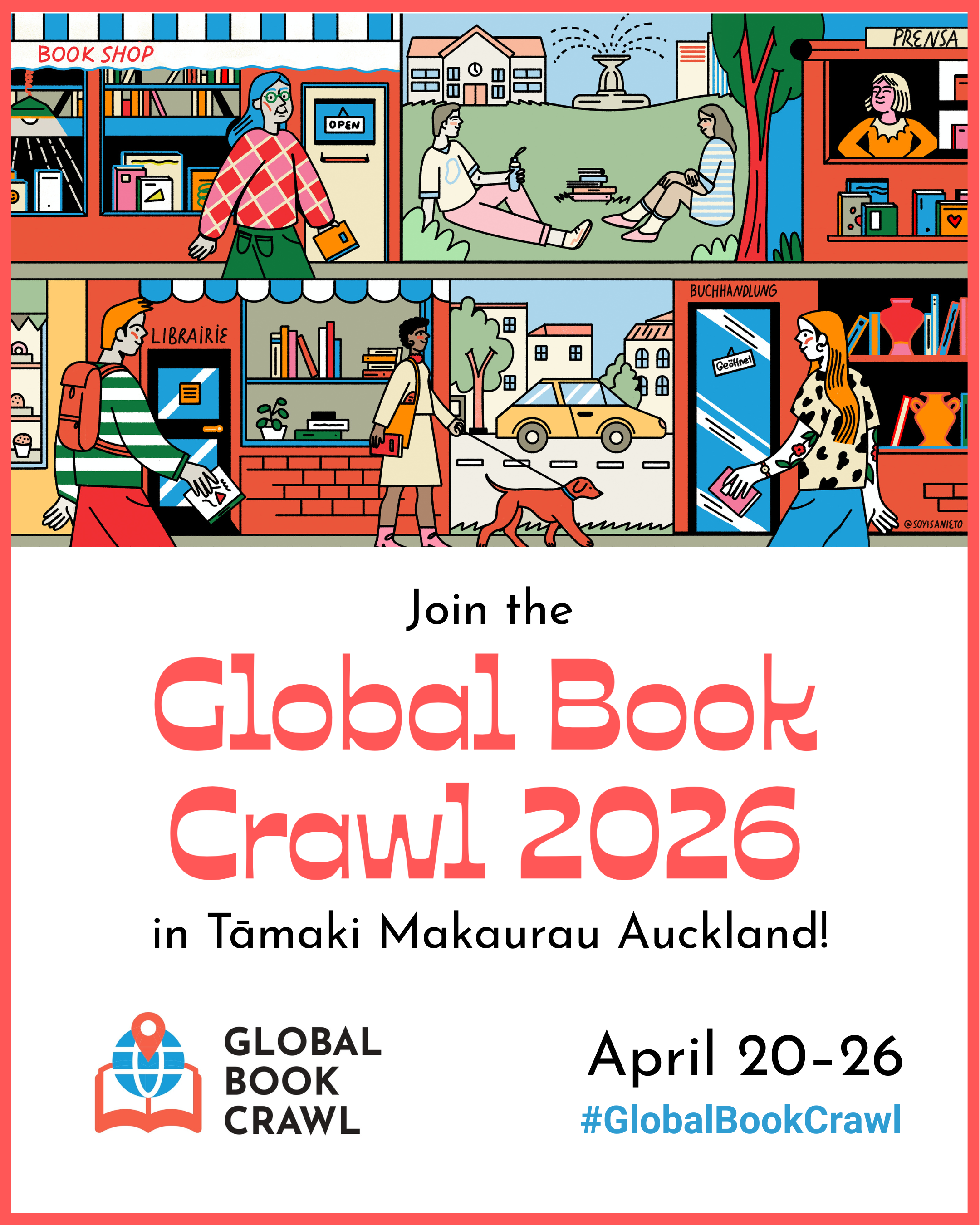 Global Bookshop Crawl 2026