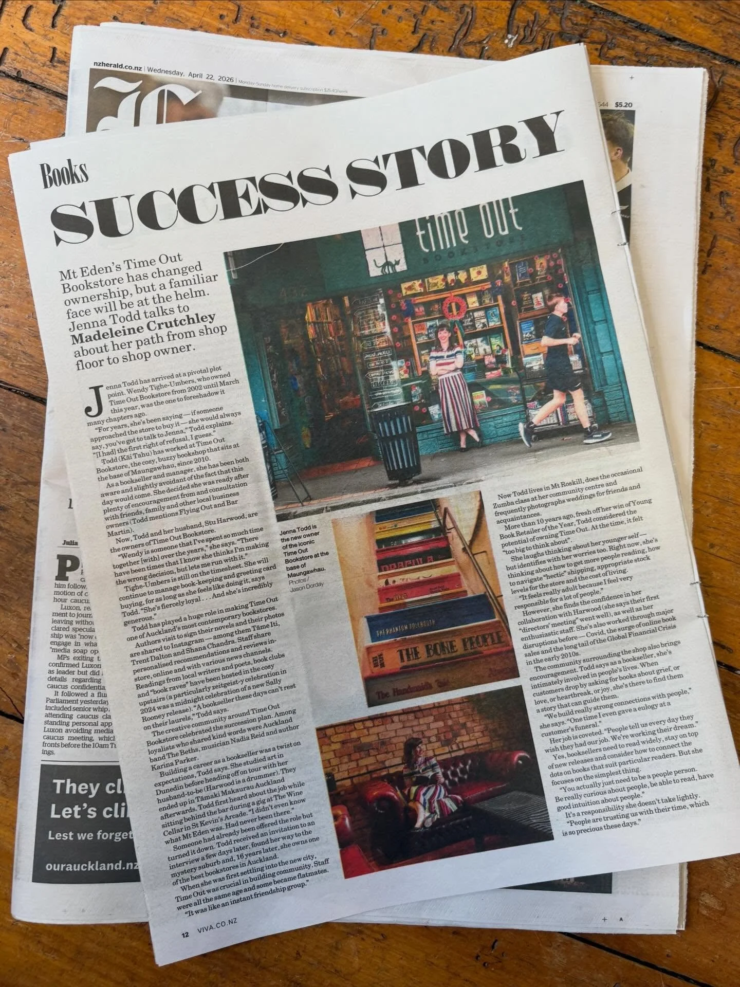 We&rsquo;re in today&rsquo;s @nzhviva! You can pick this up in today&rsquo;s NZ Herald or read online. 

Thank you to @maddycrutchley for the interview. Photos by @jason_dorday.