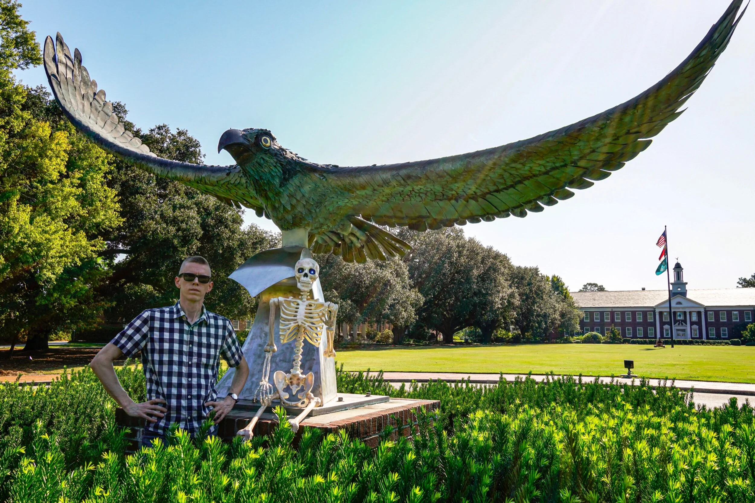 UNCW Soaring Seahawk Sculpture https://uncw.edu