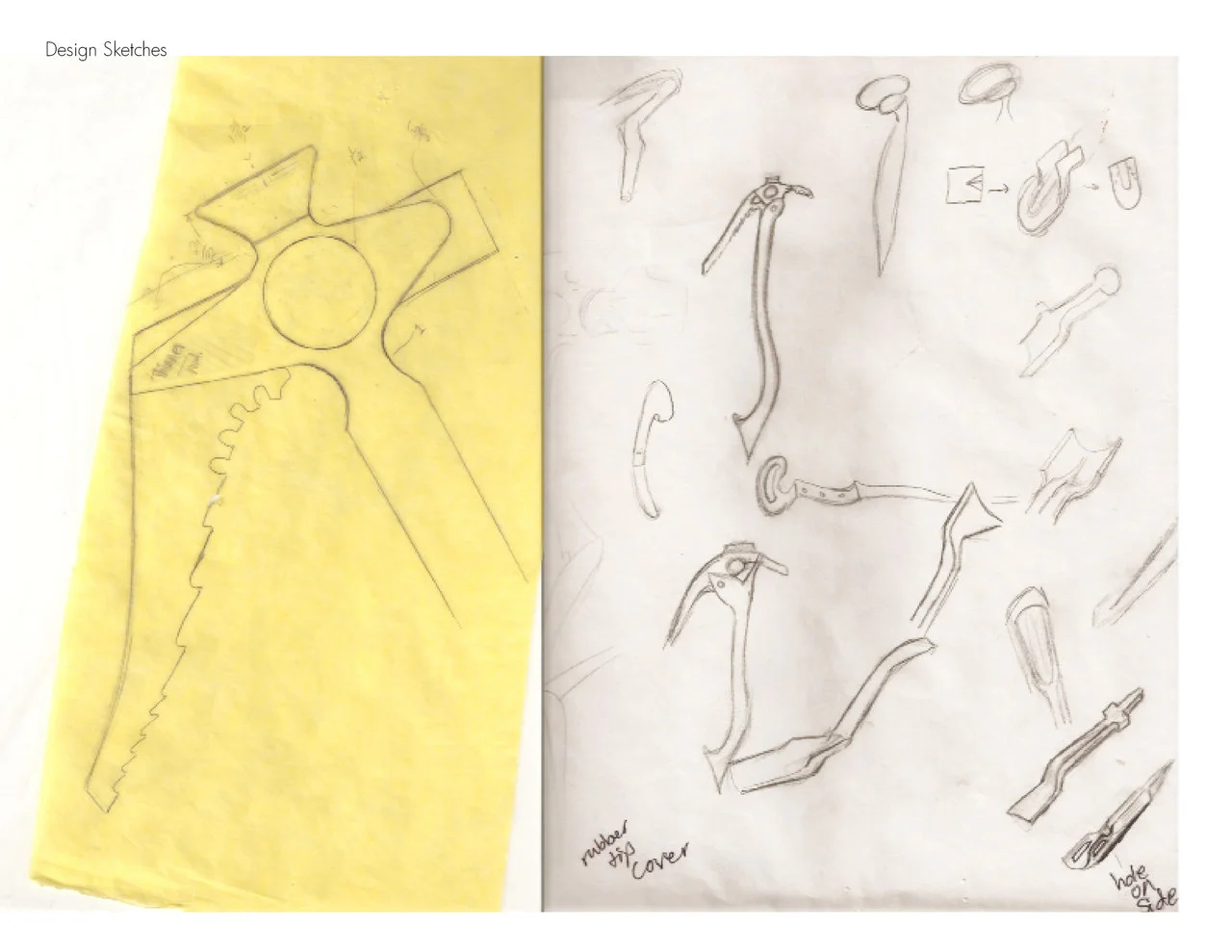 Ice Axe Design Sketches