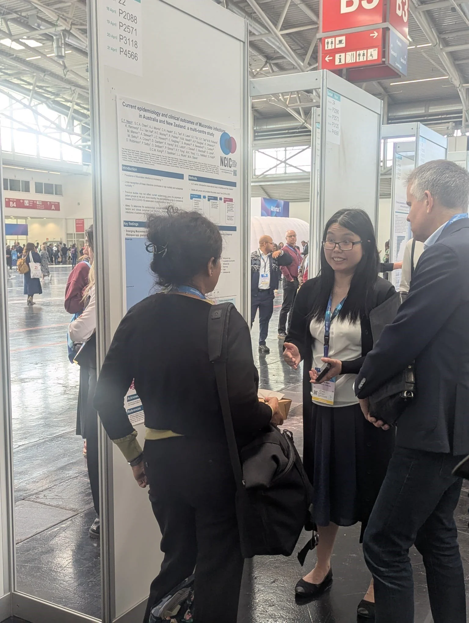 Zoe talking poster session.jpg