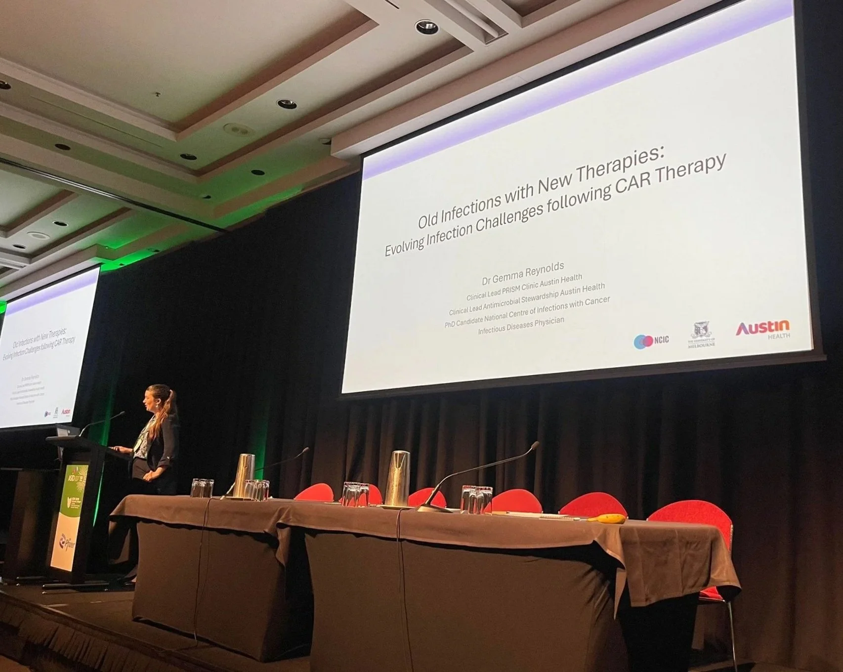 Dr Gemma Reynolds presented at the ICHSIG session