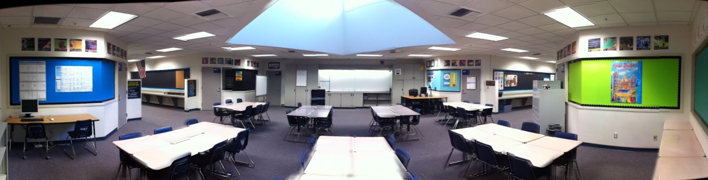  I always like rearranging rooms semi-regularly to find the best and most comfortable setup for me and the students. 