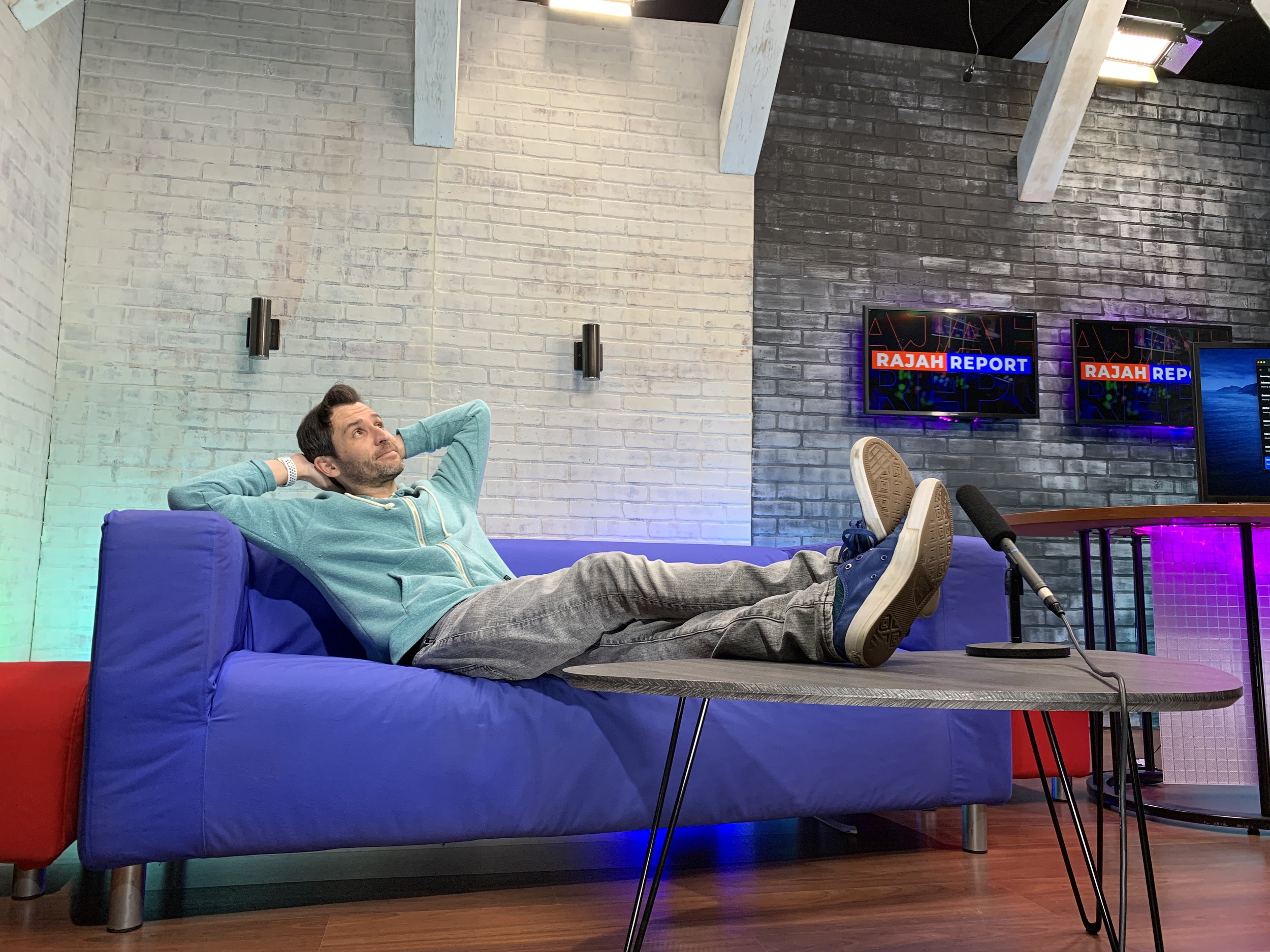  March 18, 2021: this was my last time in the studio (normally I’d never let anyone put feet on the table!). I did my first ever livestream on that couch the day I met my wife. It’s a very special place and leaving was the definition of bittersweet. 