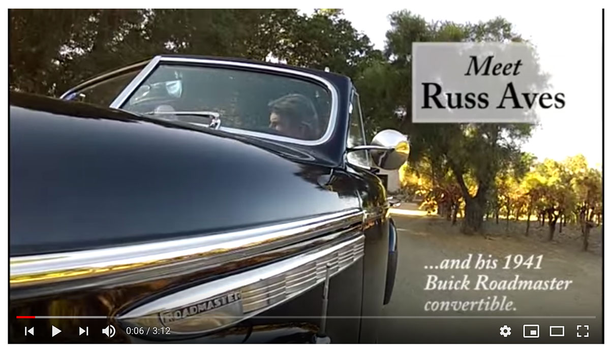 Napa Valley Joyride: Russ Aves and his 1941 Buick Roadmaster Convertible
