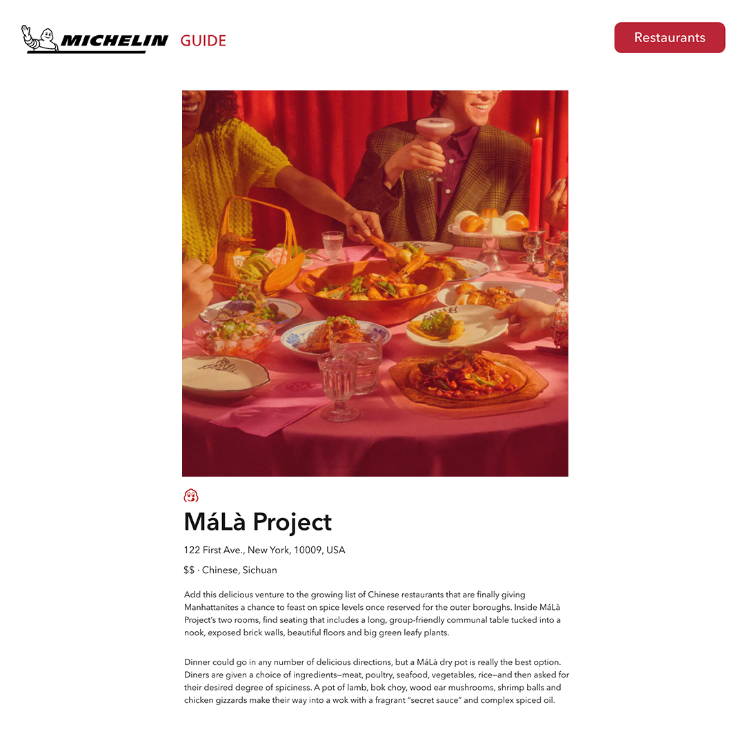 Michelin | MáLà Project