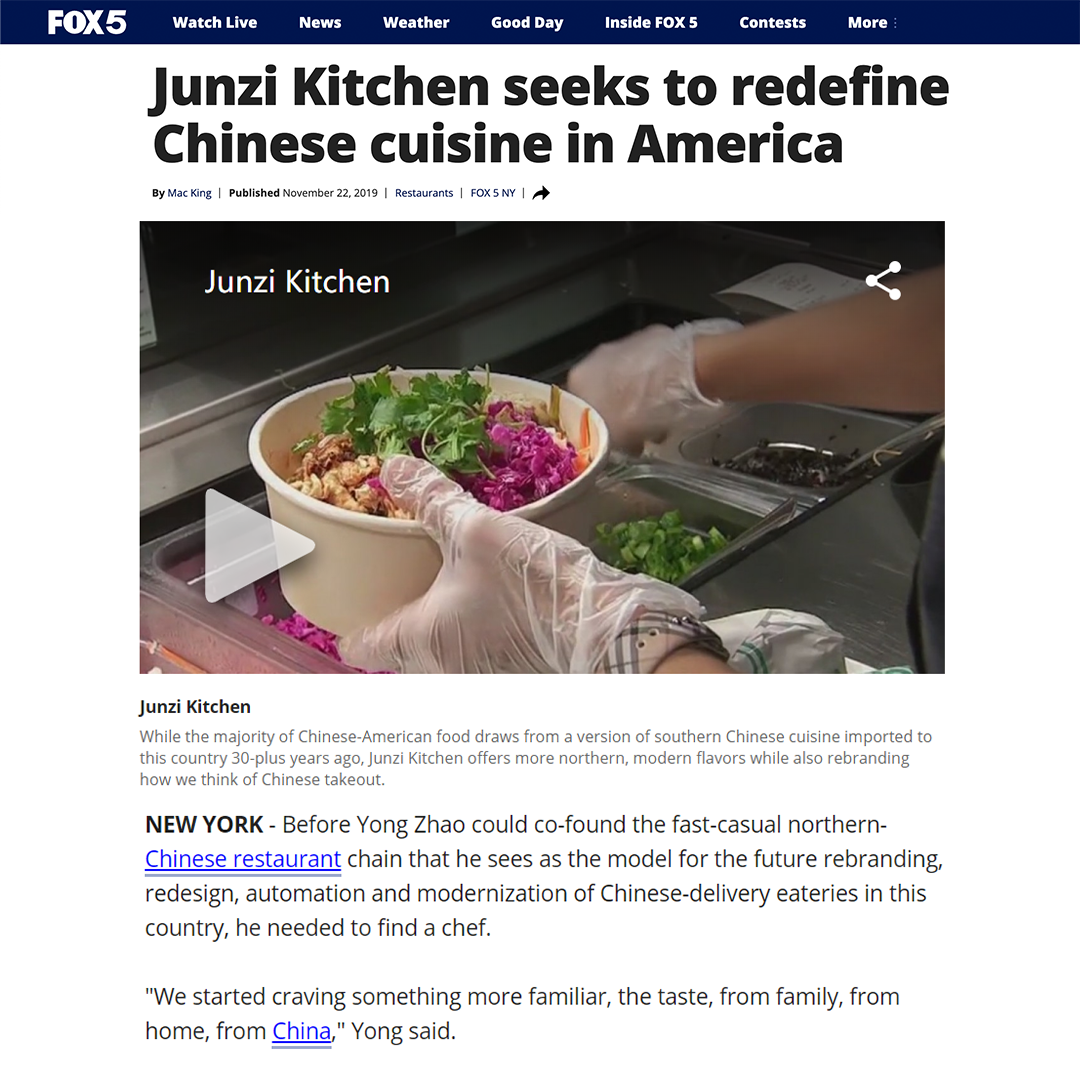 FOX 5 New York | junzi kitchen