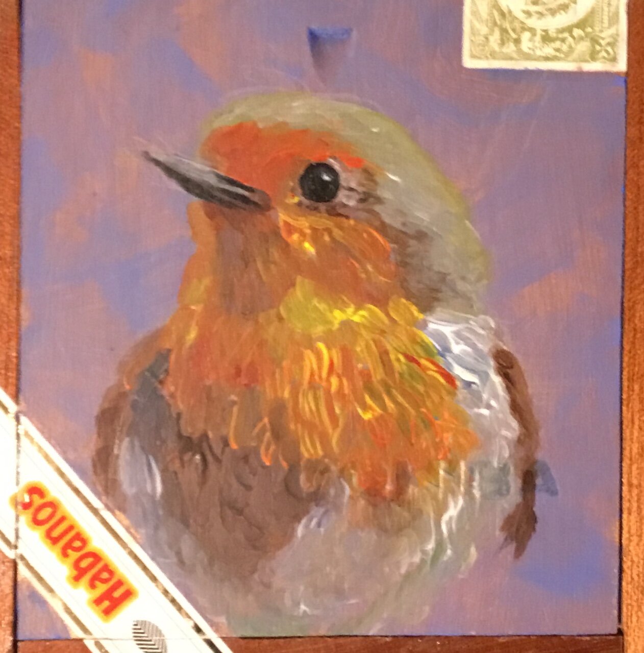 Cigar Box Birdie SOLD