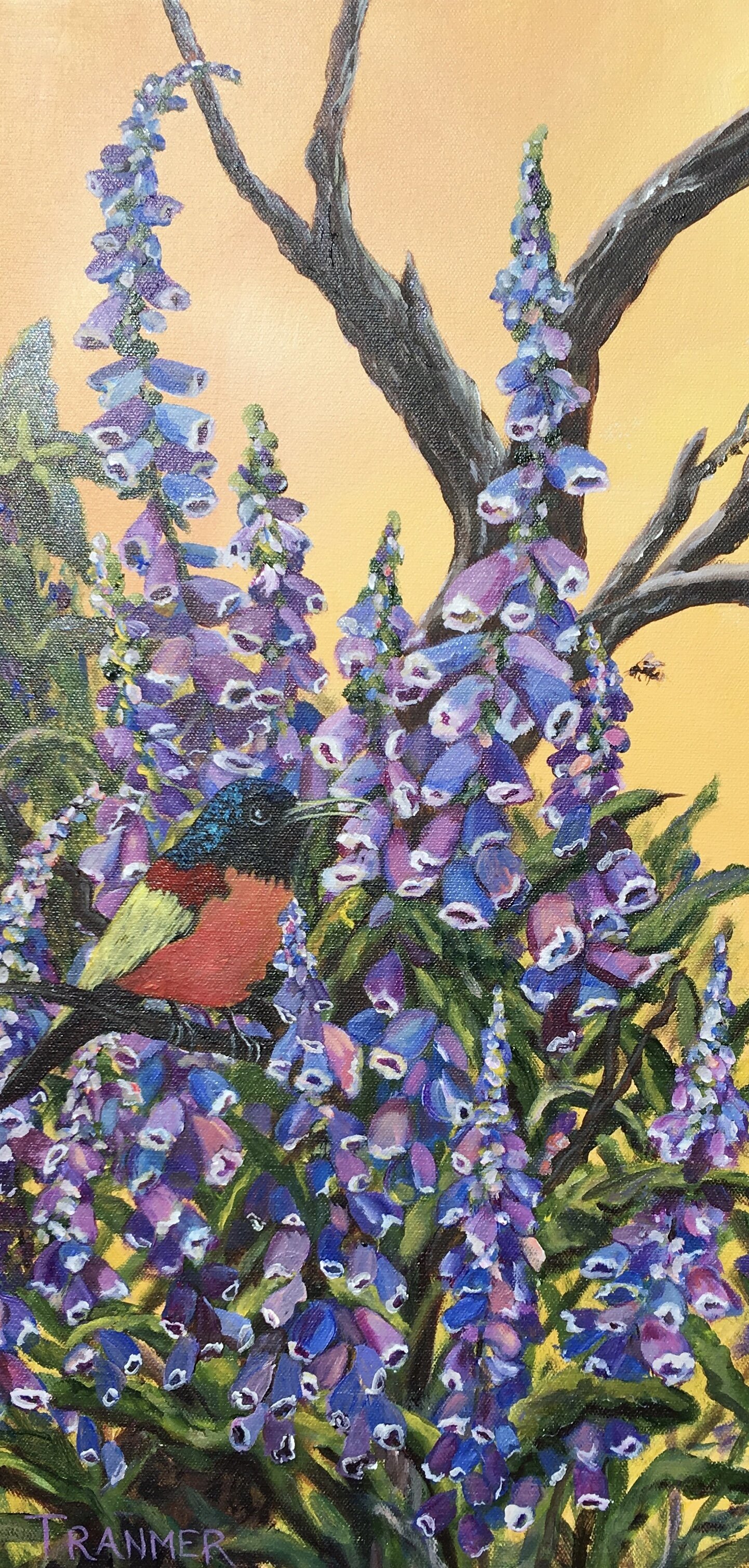 Bee Eater SOLD 12"x24". $700