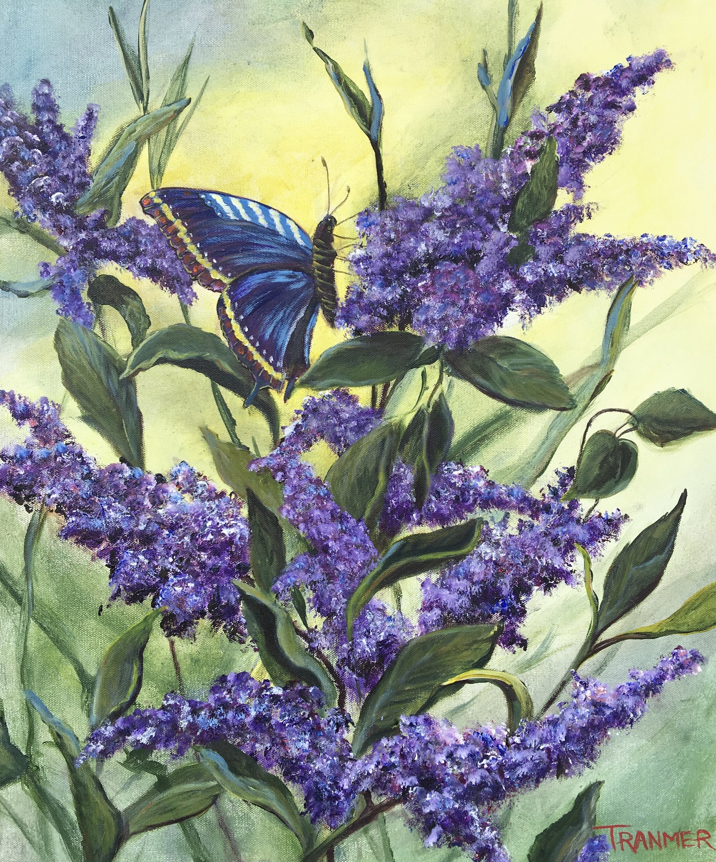 Wild Lilac SOLD. 24" x 20" $1,200