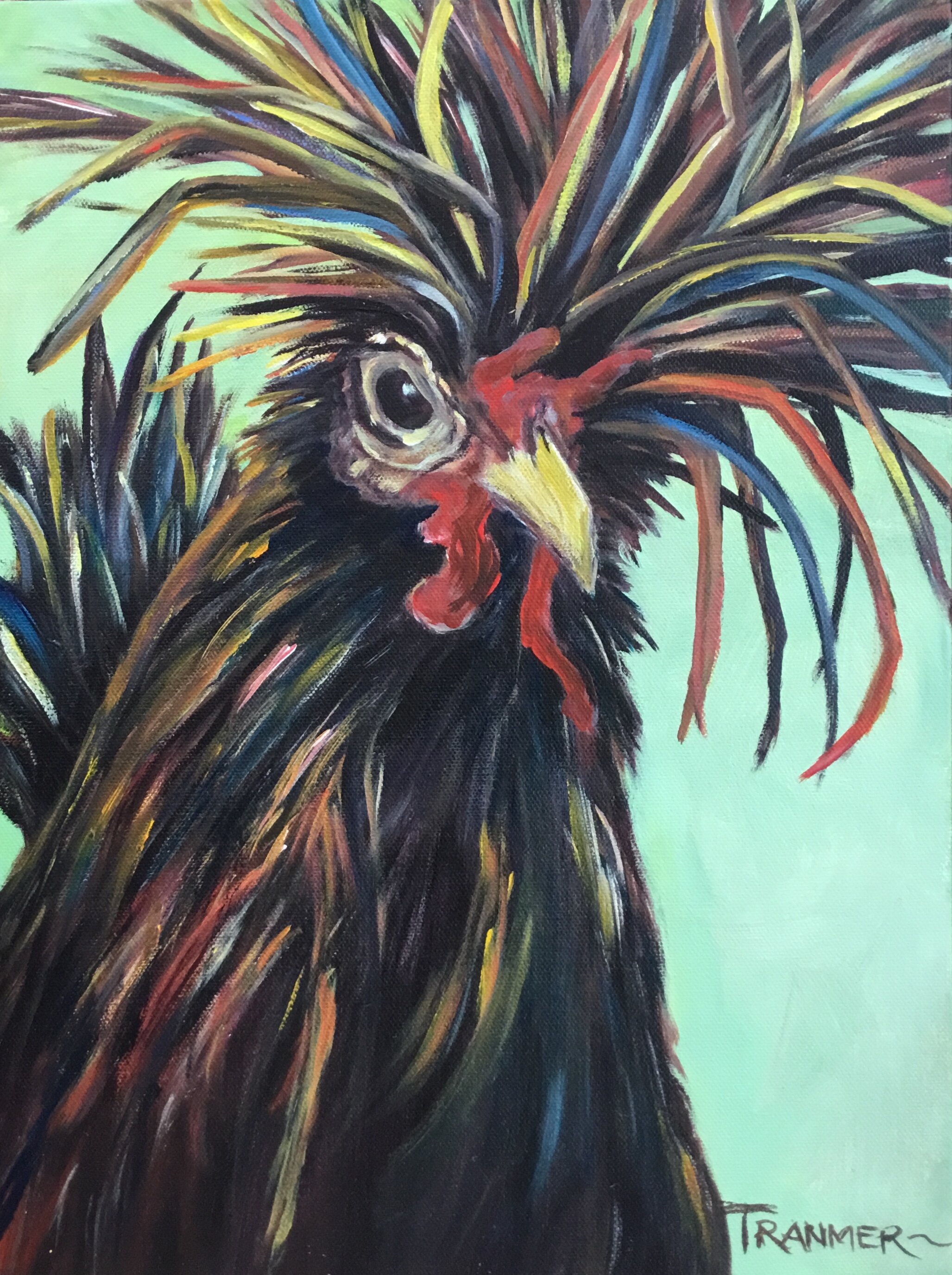 Bad Feather Day. SOLD