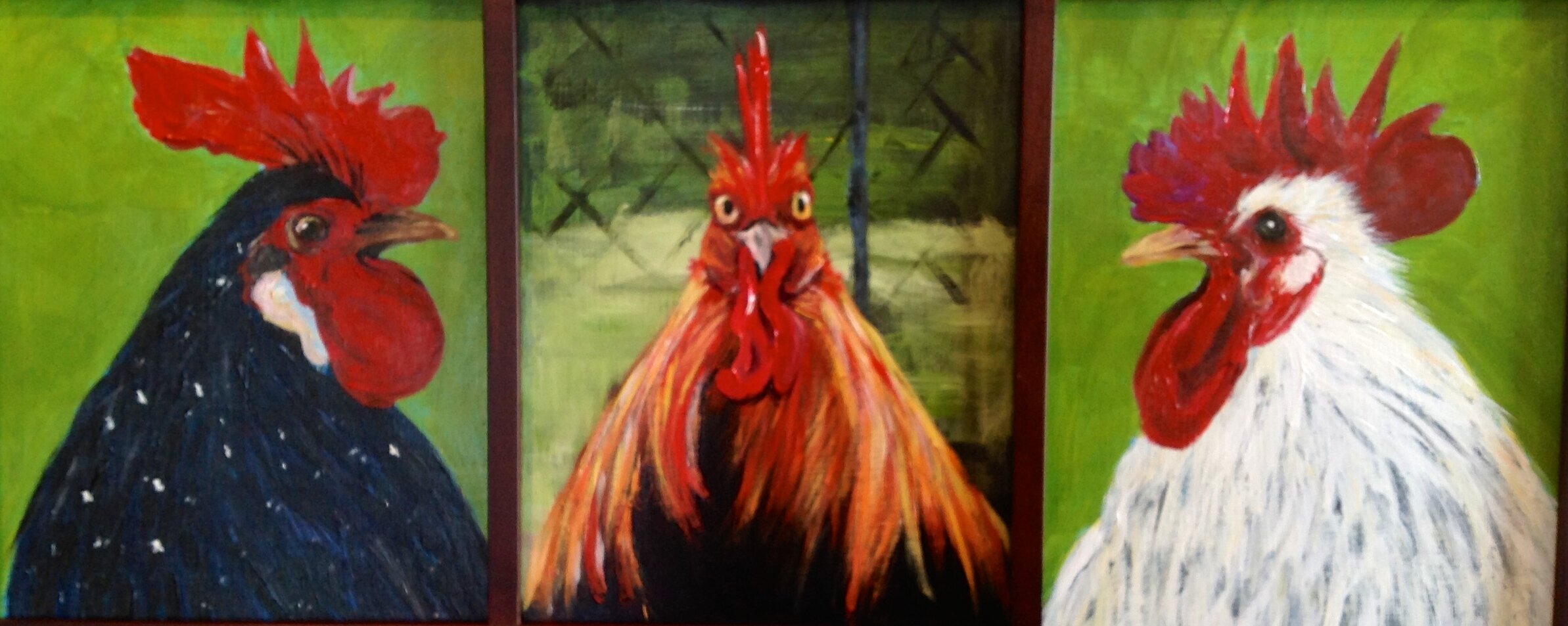 Roosters. SOLD