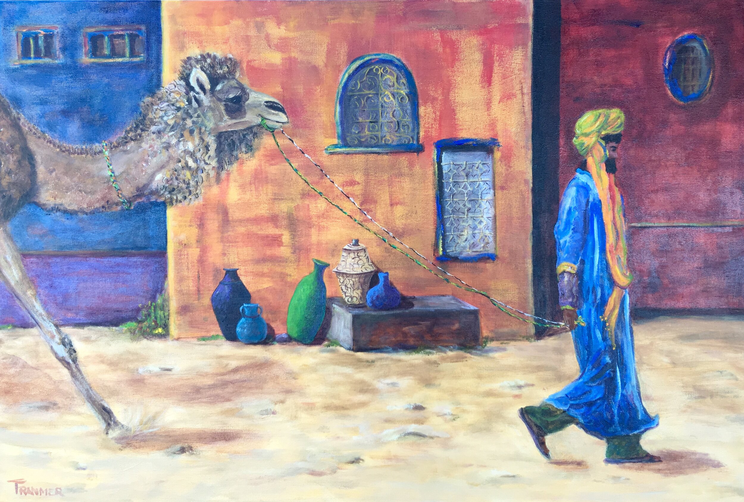 Moroccan Morning Stroll 24"x30" $1400