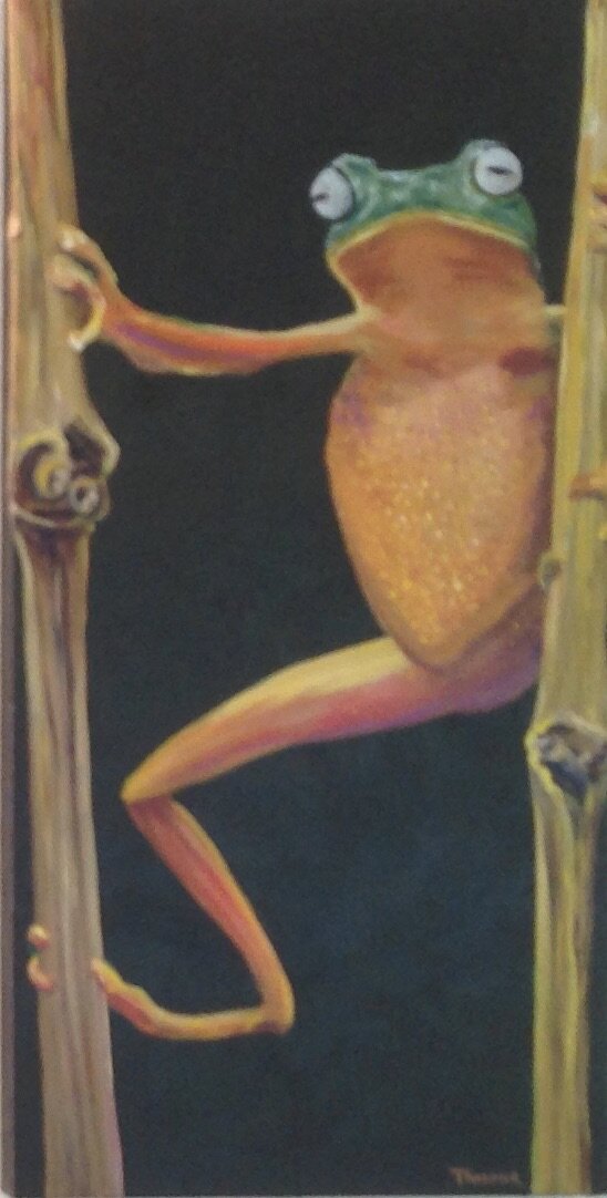 Frog on a Stick SOLD