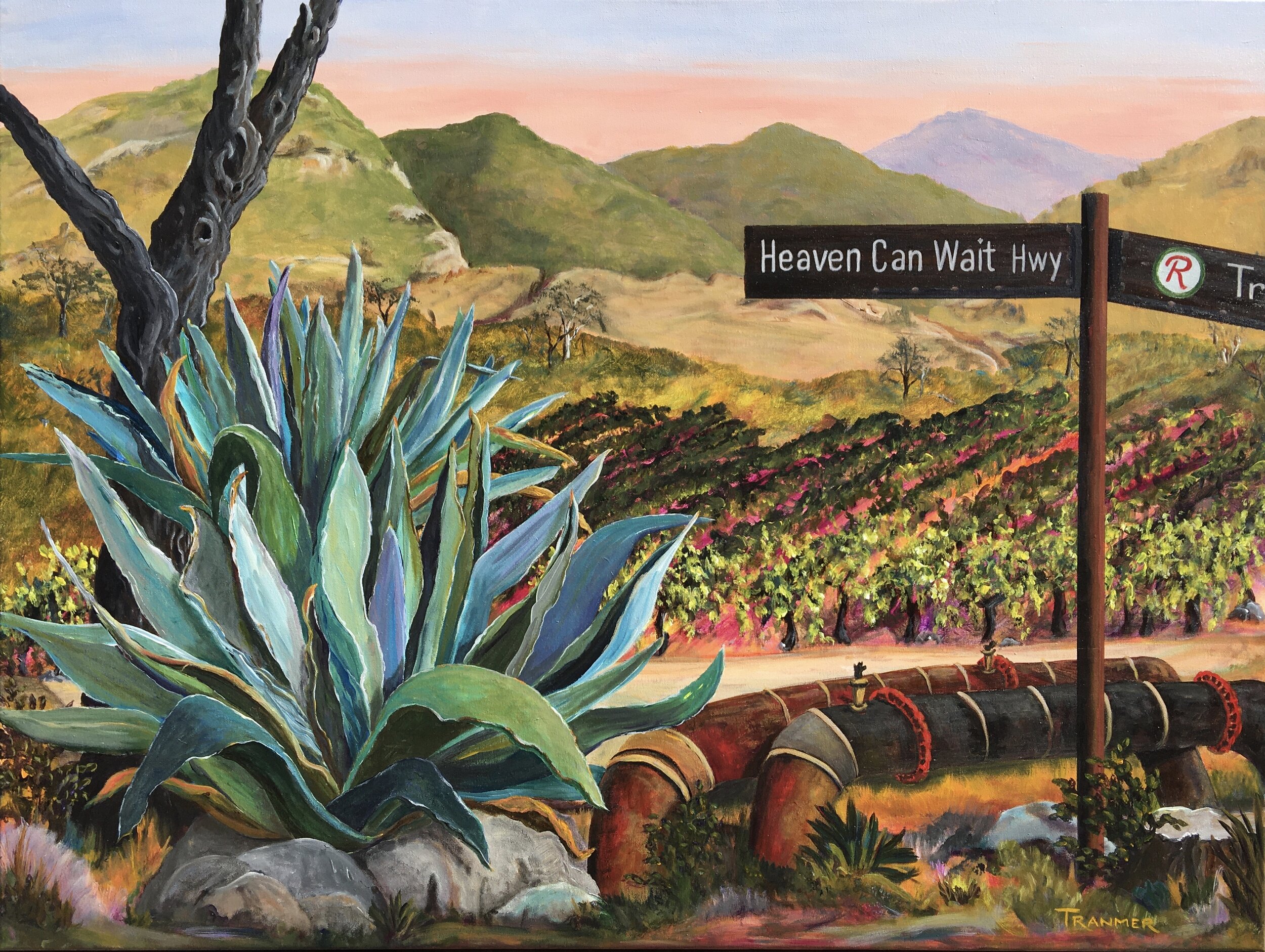 Heaven Can Wait commission 36"x 48" SOLD $6,000