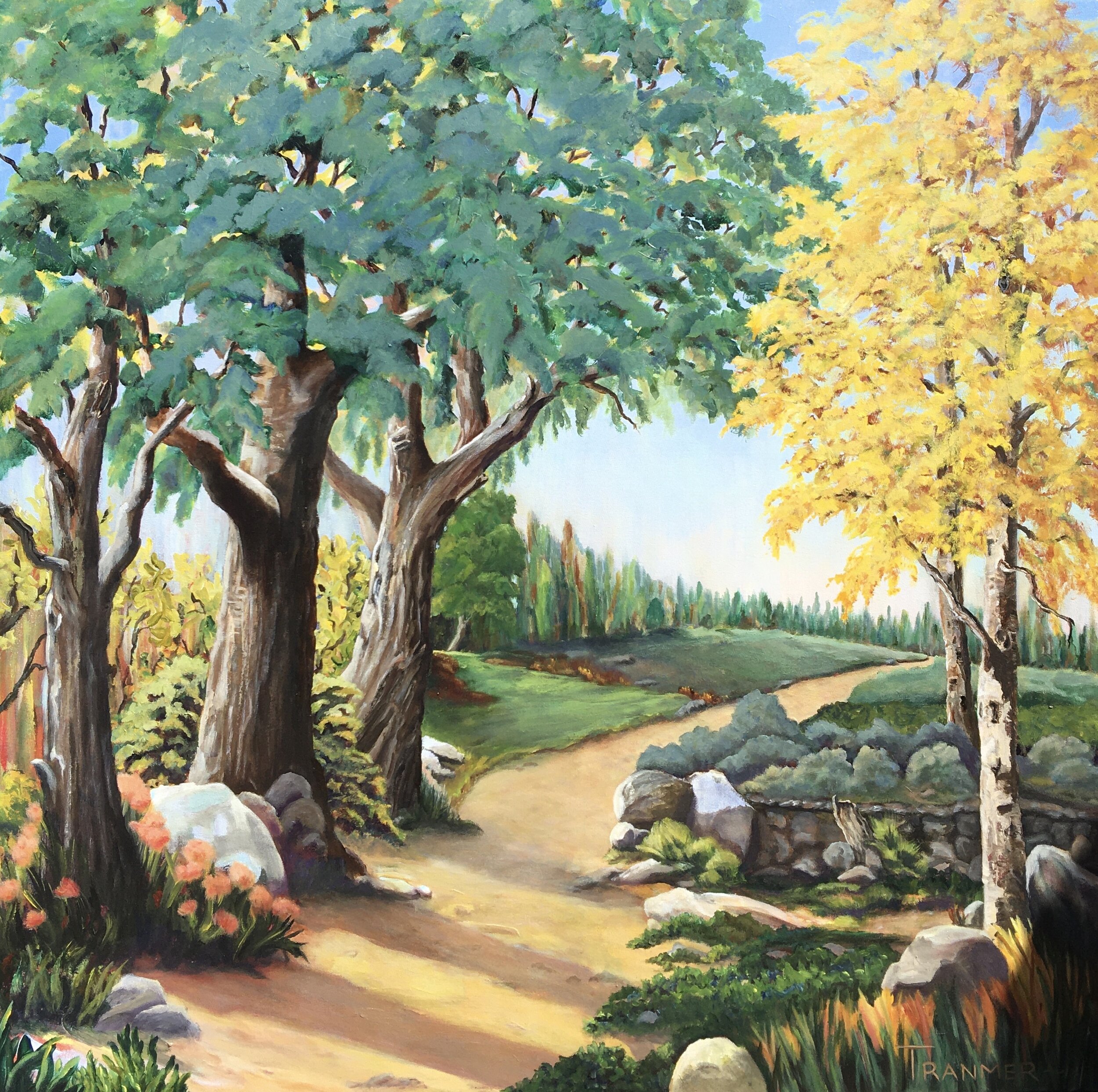 Welcoming Path 48'x48" Commission SOLD